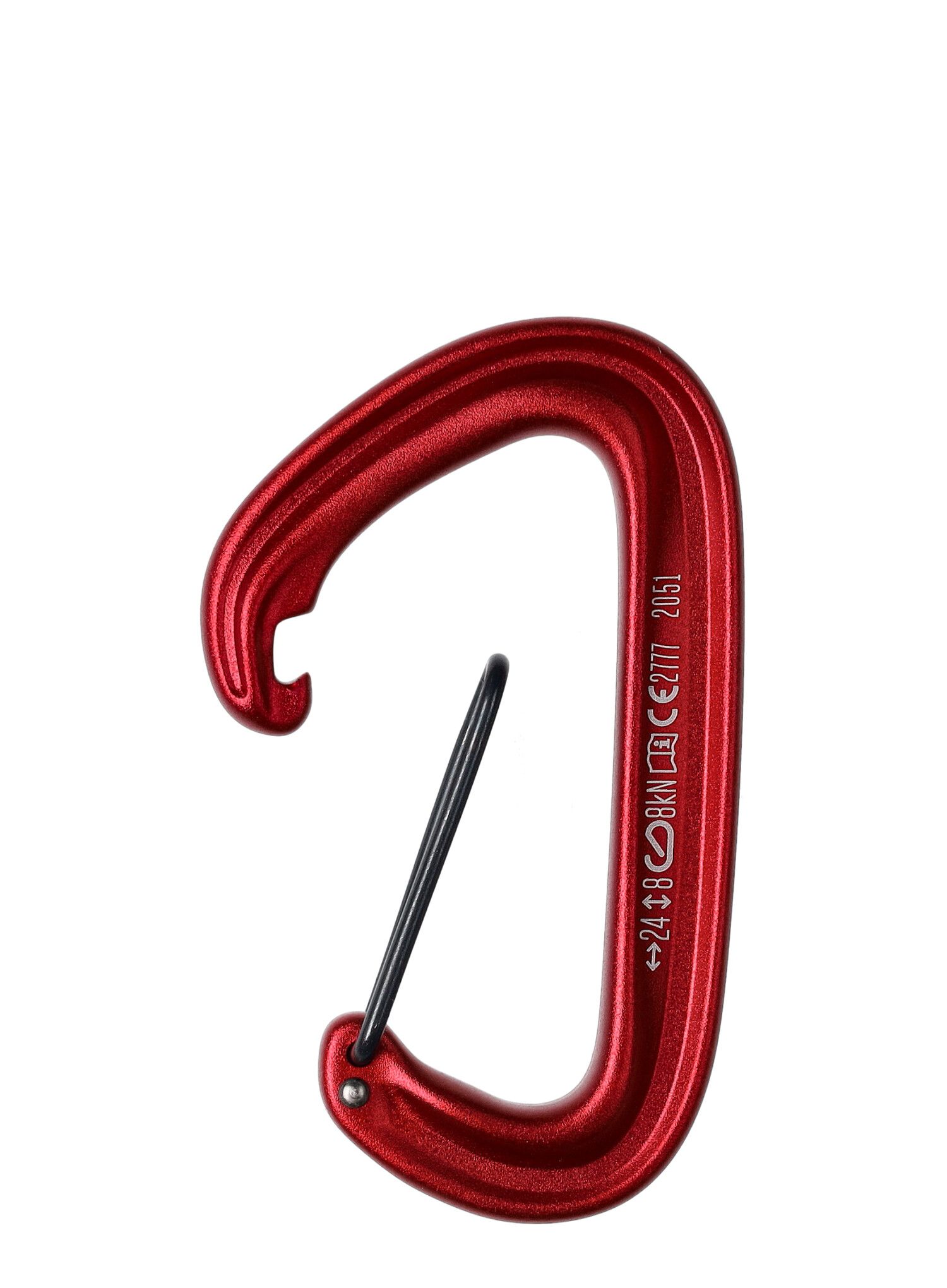 Black Diamond LiteWire Karabiner - red