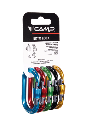 Camp Rack Pack Ekto Lock 5 Pack Mászókarabiner