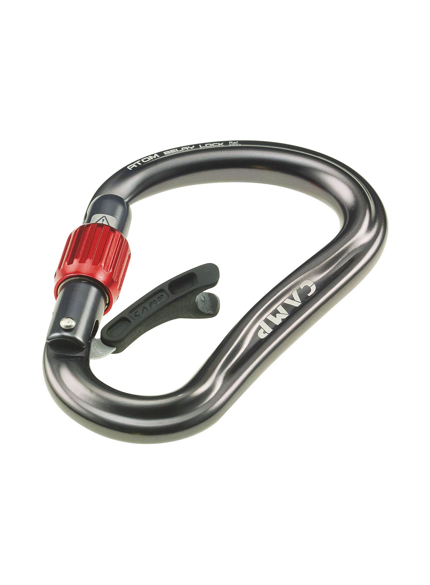 Camp Atom Belay Lock Karabiner - gun metal