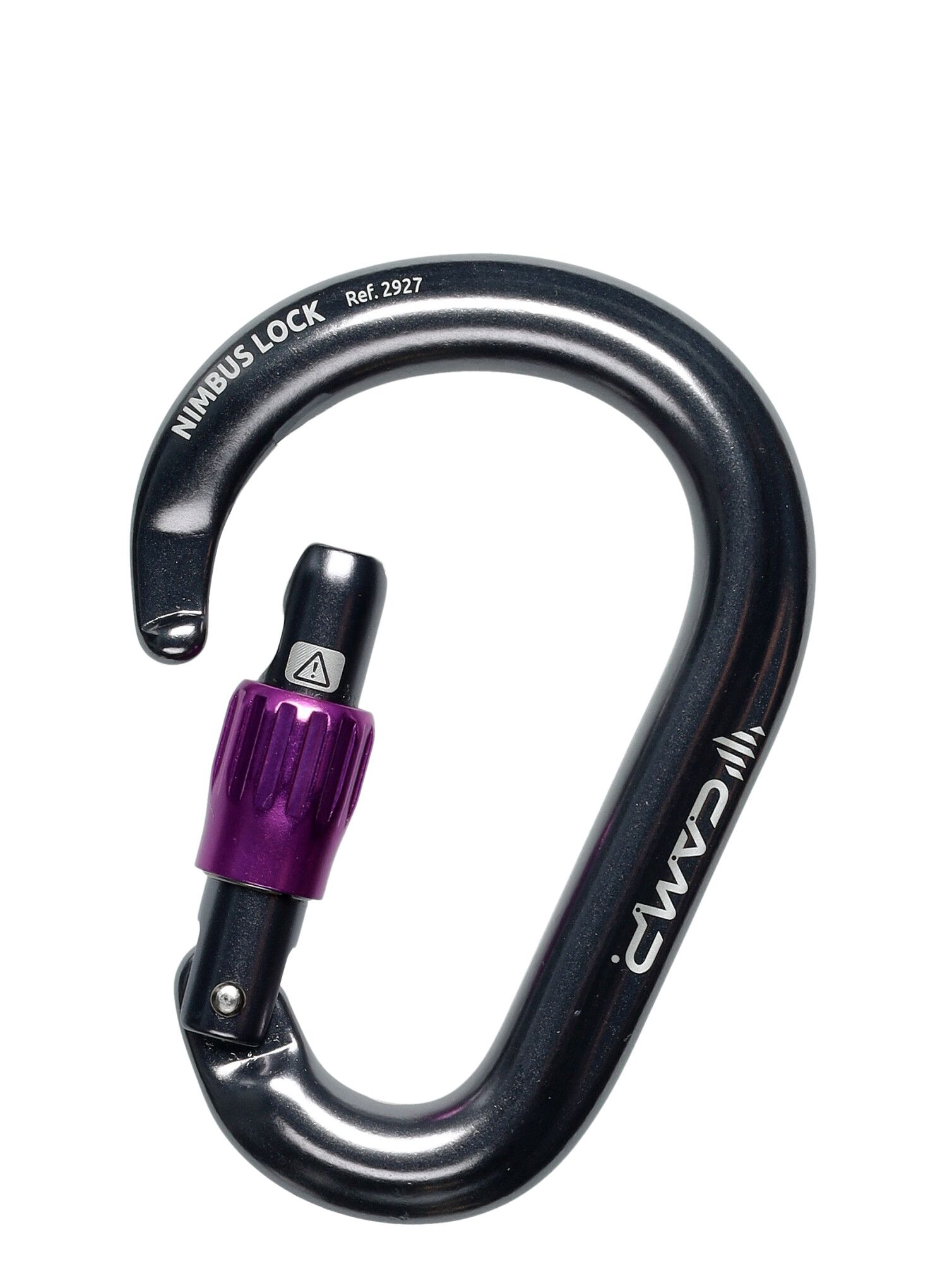 Camp Nimbus Lock Karabiner - gun metal/fuchsia