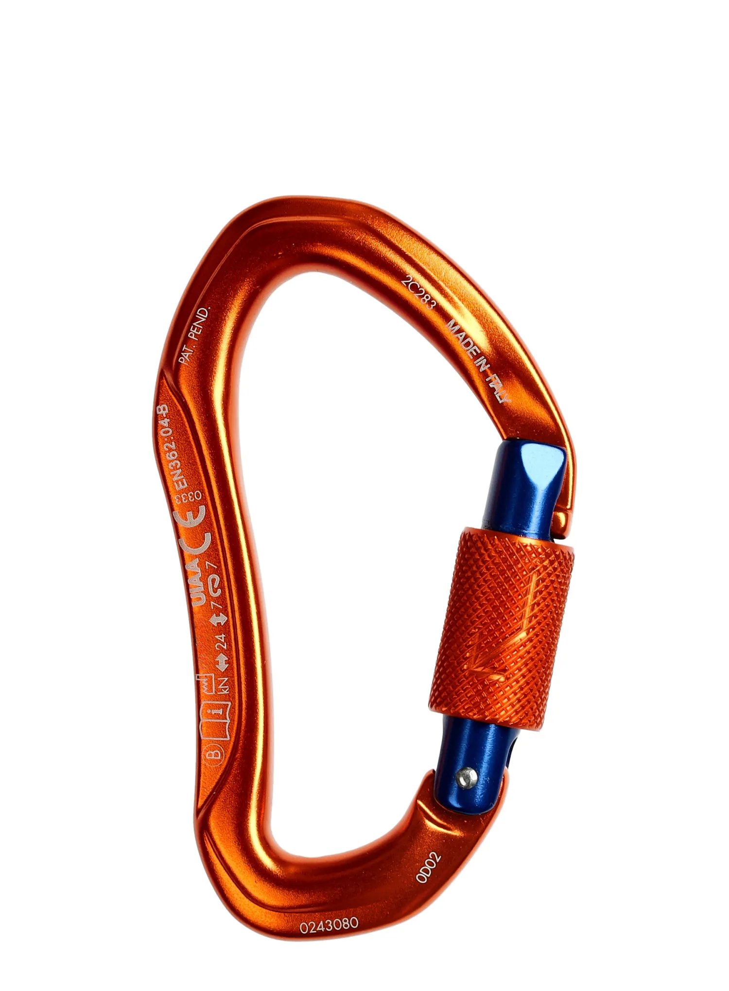 Climbing Technology/SKYLOTEC Morfo BG Karabiner - orange/blue