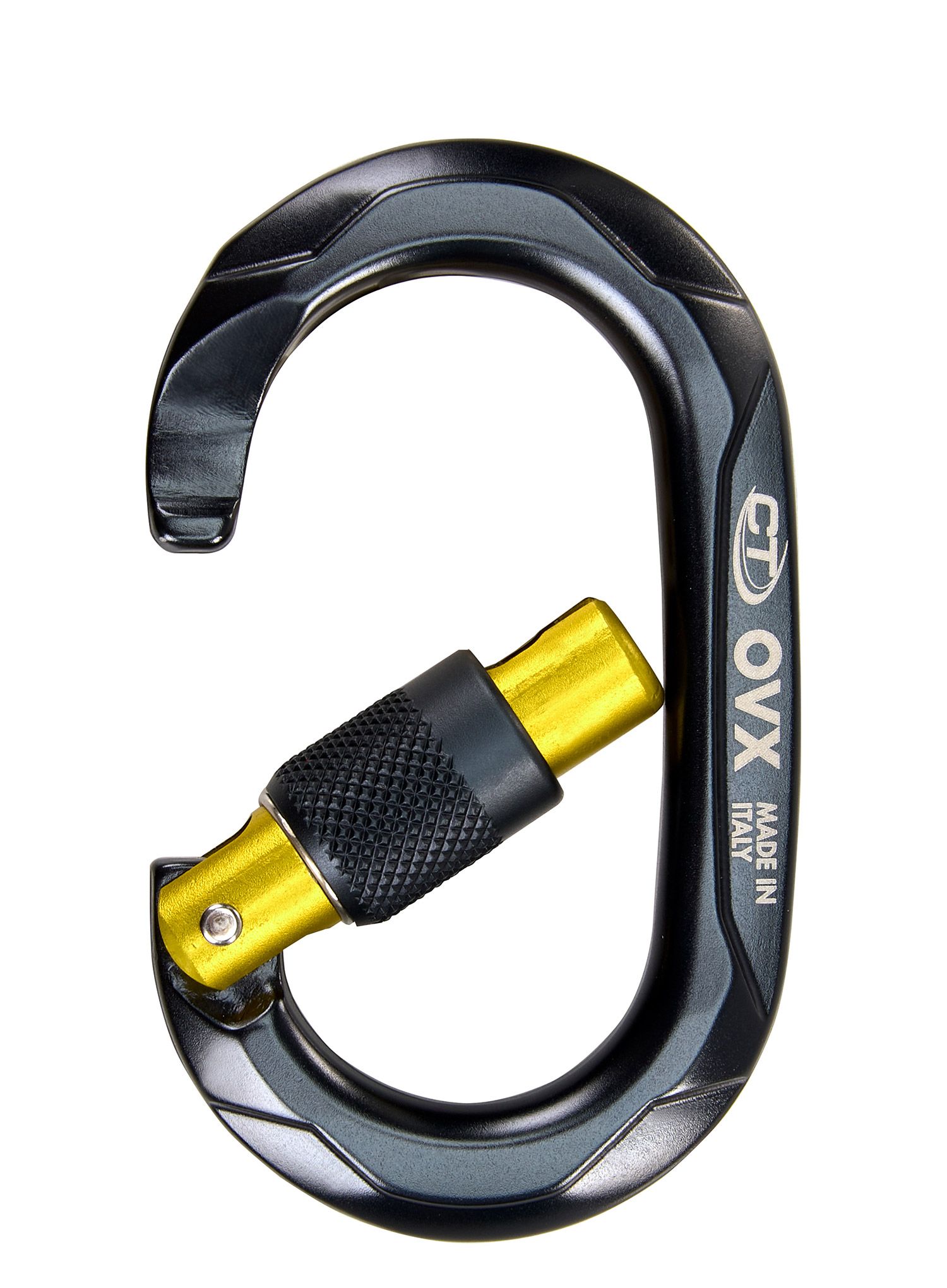 Climbing Technology/SKYLOTEC OVX Carabiner Karabiner - antharcite/gold
