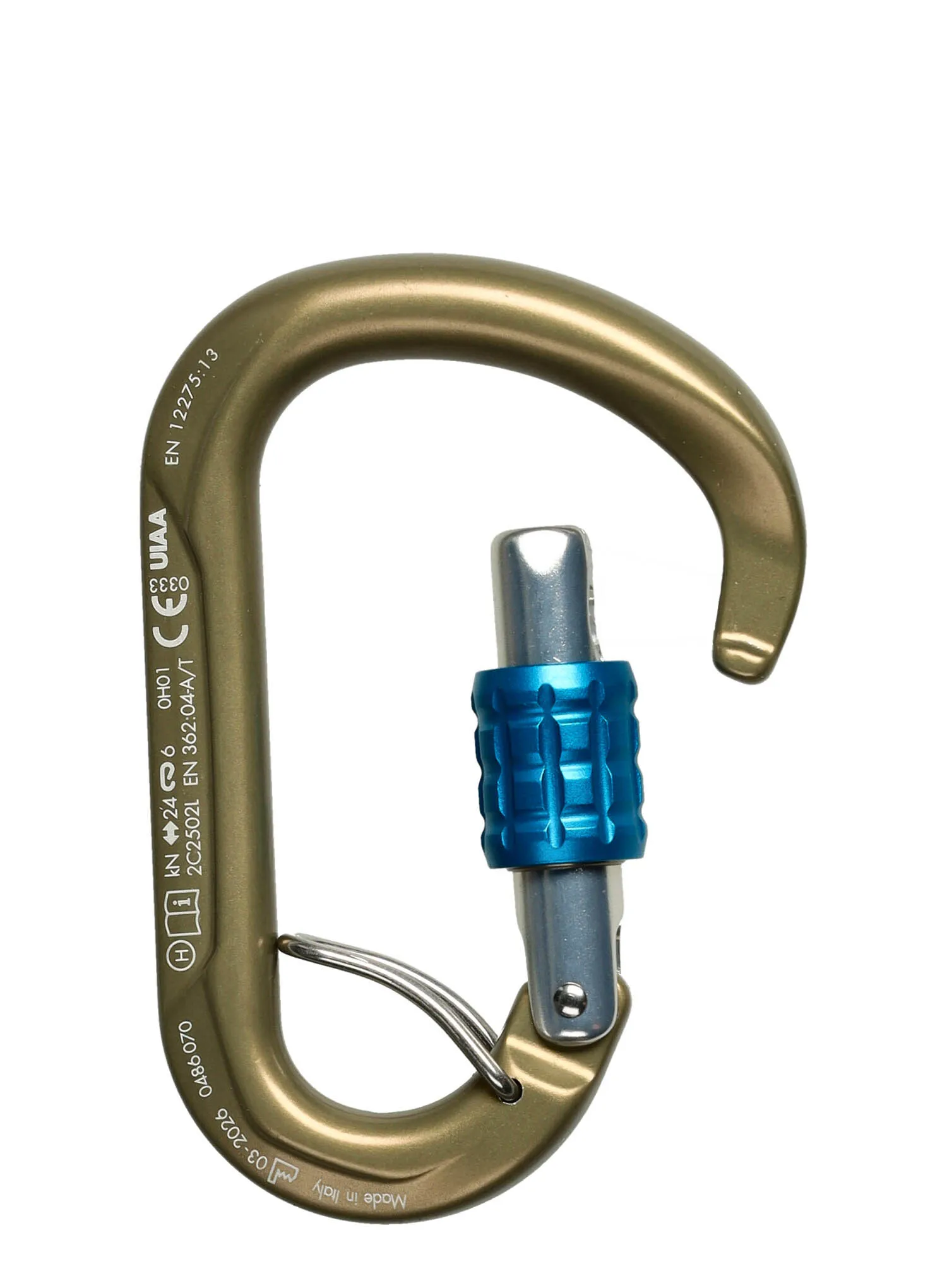 SKYLOTEC Tondo SGL HC Karabiner - hard coated / lightblue