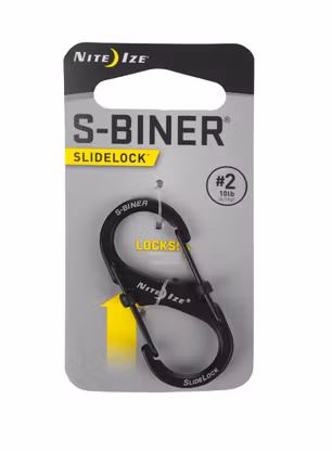 Nite Ize S-Biner 2 Slide Lock Kulcstartó karabiner - black