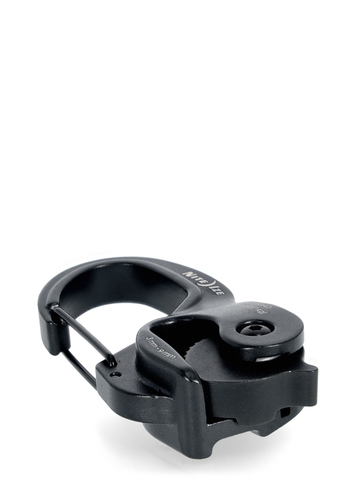 Nite Ize CamJam XT Aluminum Rope Tightener Kulcstartó Karabiner - black