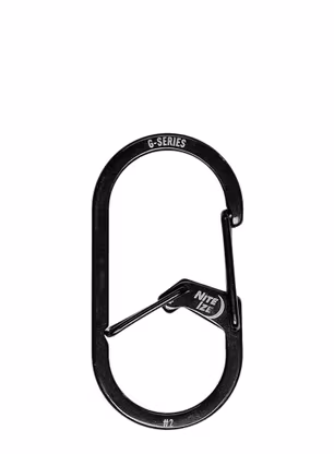 Nite Ize G-Series Dual Chamber Carabiner 2 Karabiner - black