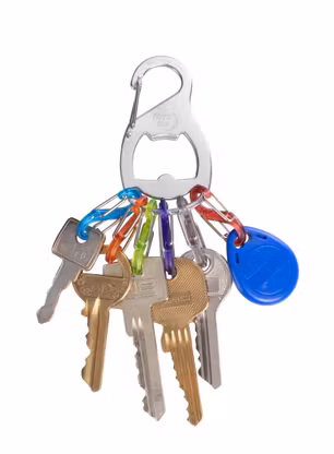 Nite Ize KeyRack+ S-Biner Kulcstartó karabiner - stainless steel