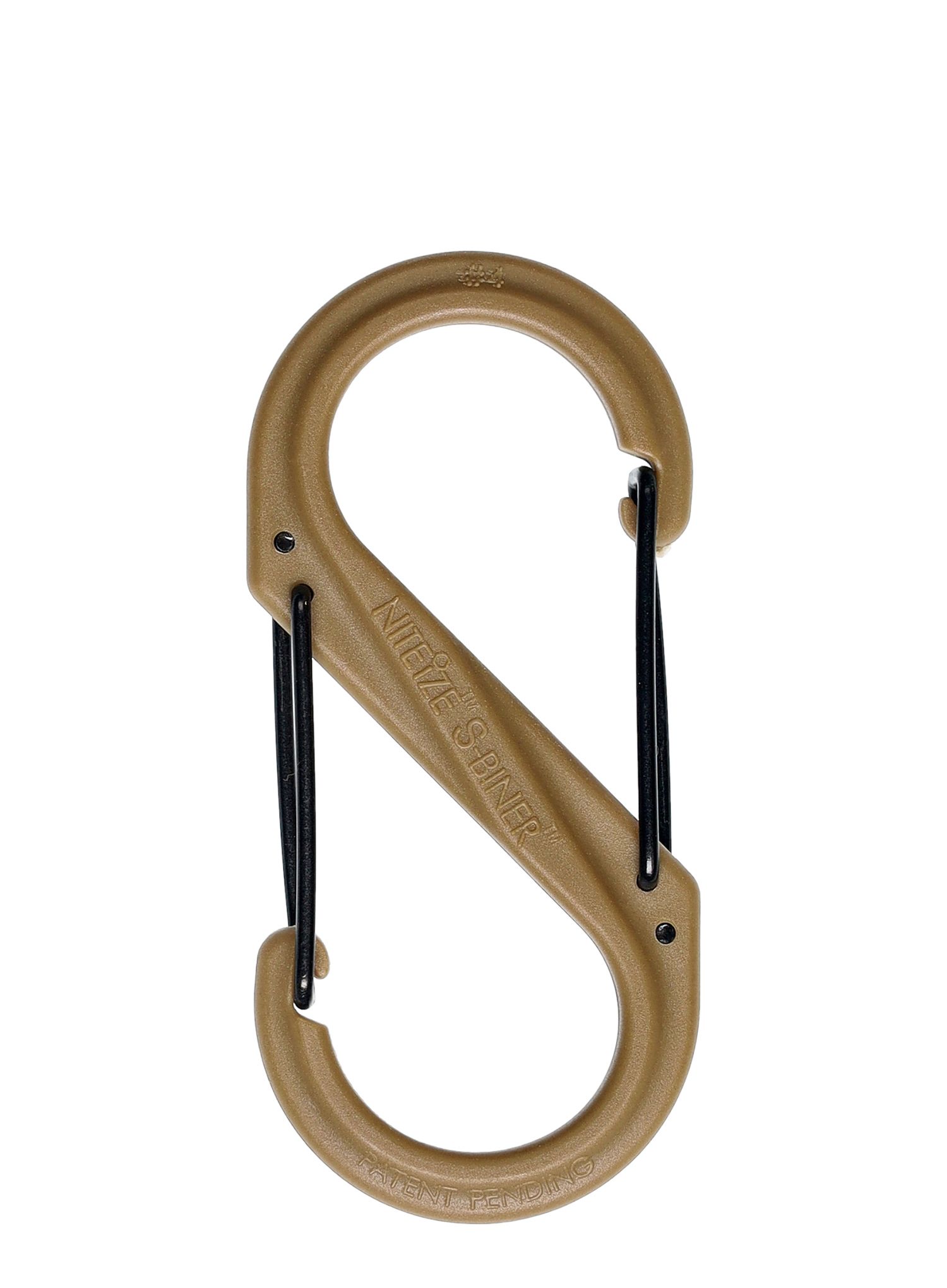 Nite Ize S-Biner 4 Plastic Black Gate  Kulcstartó karabiner - coyote