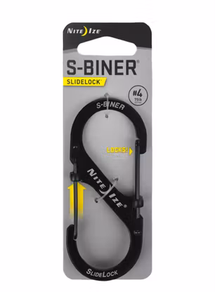 Nite Ize S-Biner 4 Slide Lock Karabiner - black