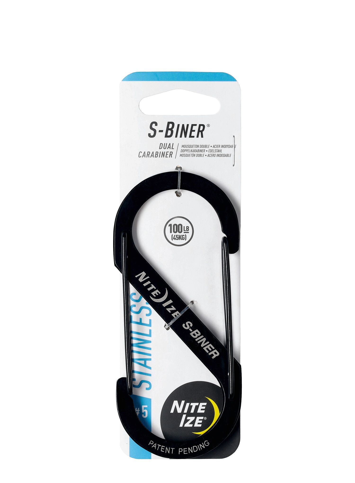 Nite Ize S-Biner 5 Mászókarabiner - black