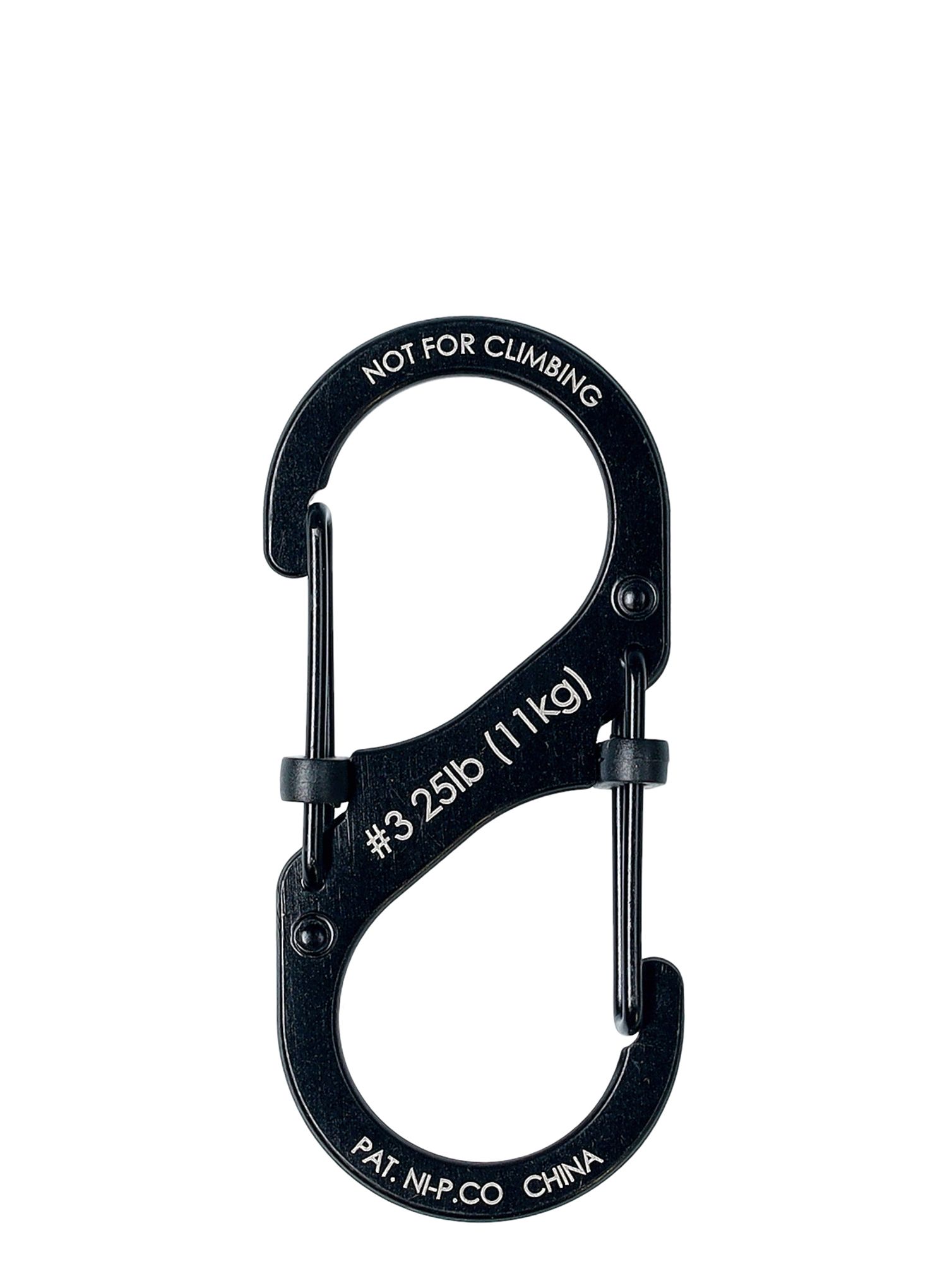 Nite Ize S-Biner SlideLock Stainless Steel 3 Kulcstartó Karabiner - black