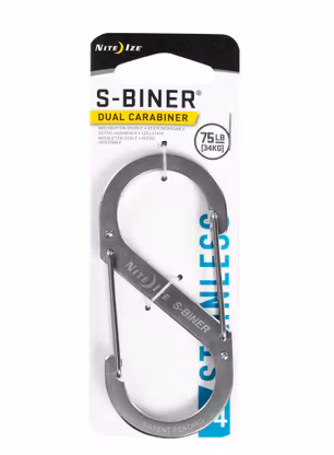 Nite Ize S-Biner 4 Dual Steel Mászókarabiner