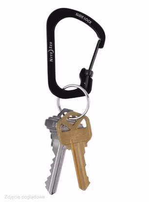 Nite Ize SlideLock Carabiner 2 Kulcstartó karabiner - black