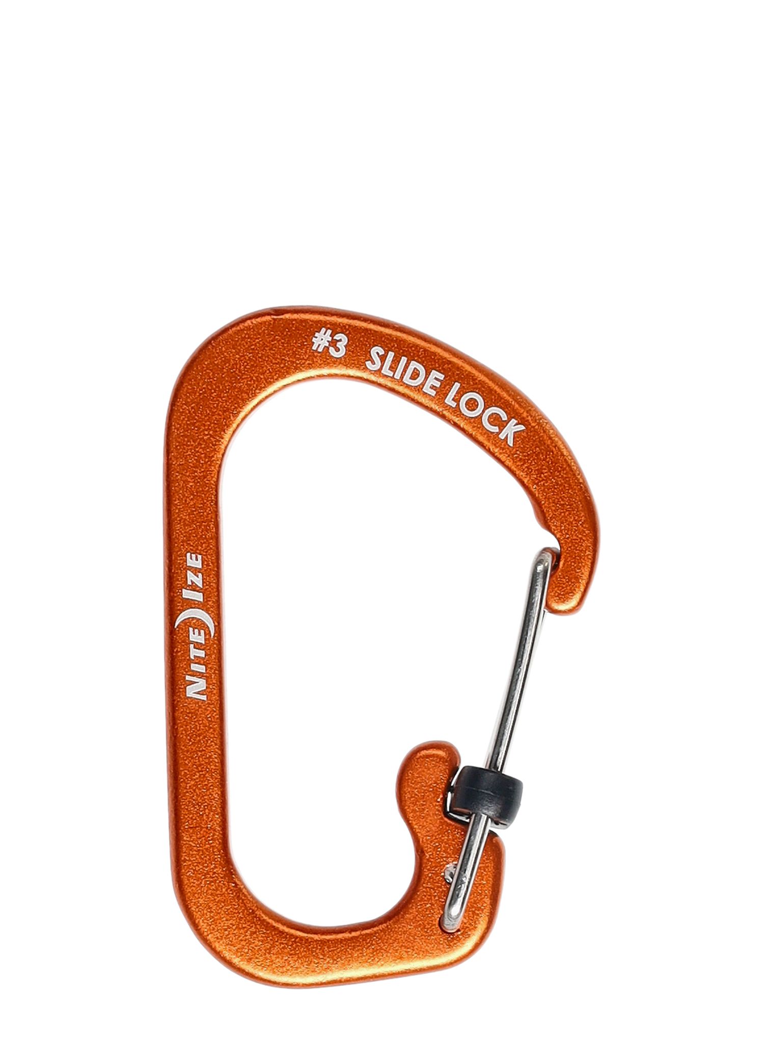 Nite Ize SlideLock Carabiner Aluminum 3 Karabiner - orange