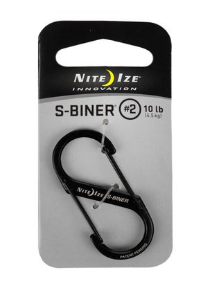 Nite Ize S-Biner 2 Kulcstartó karabiner - black