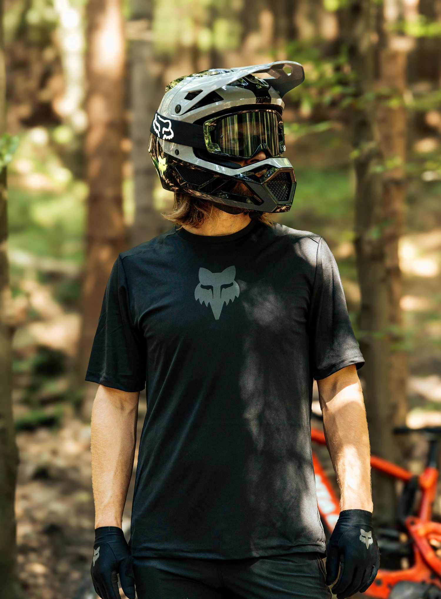 Fox Rampage Enduro bukósisak - matte black