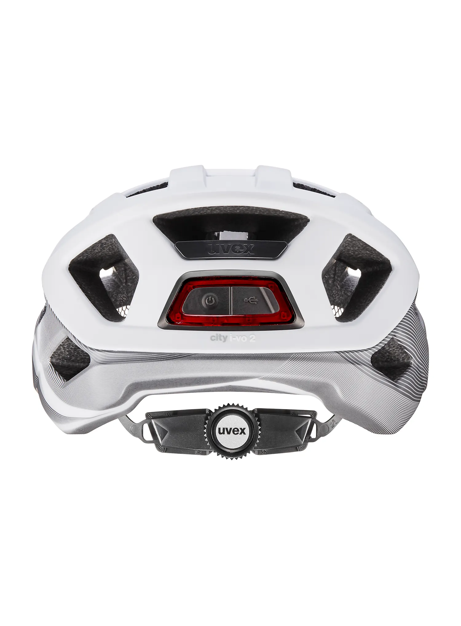 Uvex City I-vo 2 Kerékpáros bukósisak - white silver matt