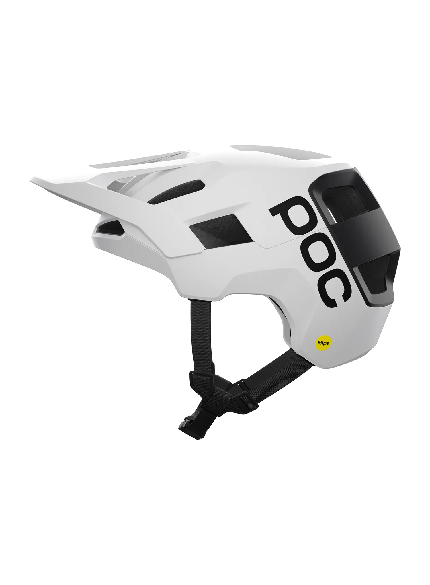 POC Kortal Race Mips Kerékpáros sisak - hydrogen white/uranium blk mat