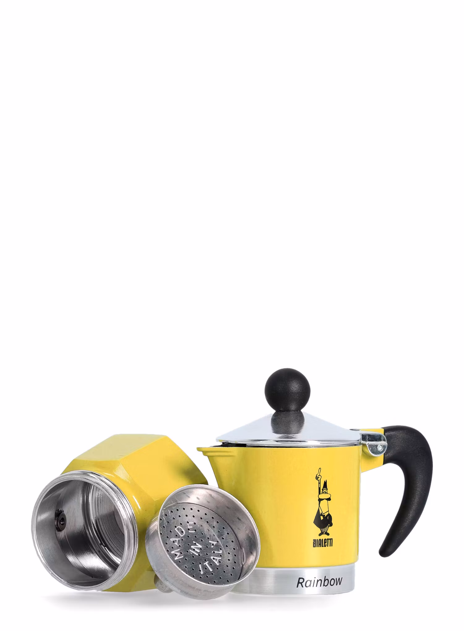 Bialetti Rainbow 1TZ Turista kávéfőző    - yellow