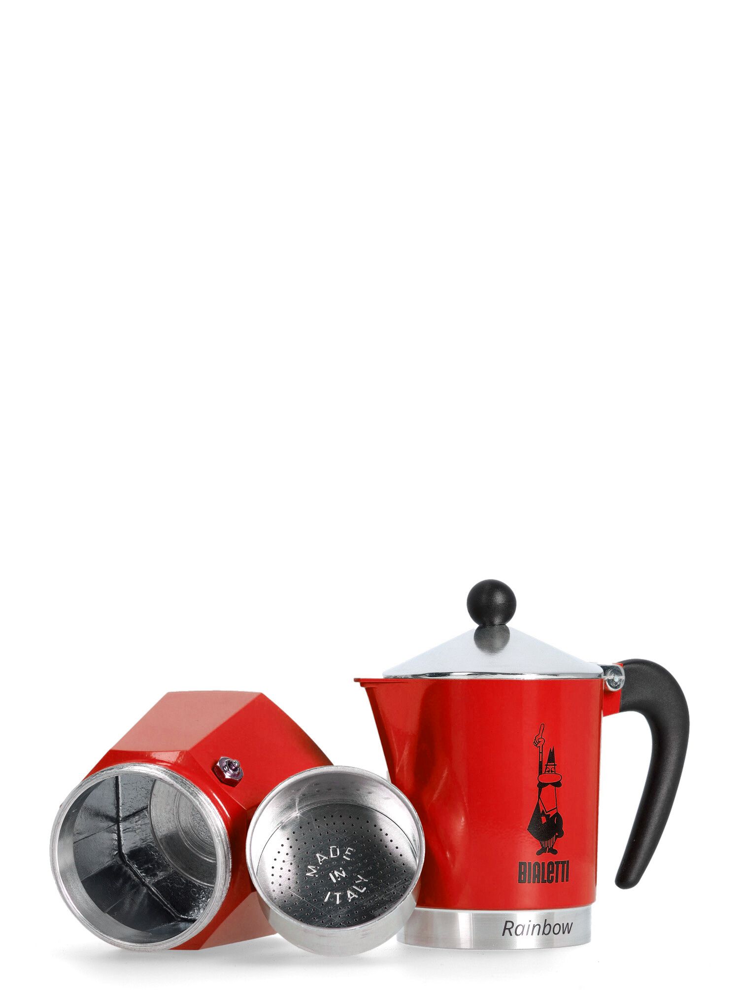 Bialetti Rainbow 6TZ Turista kávéfőző    - red