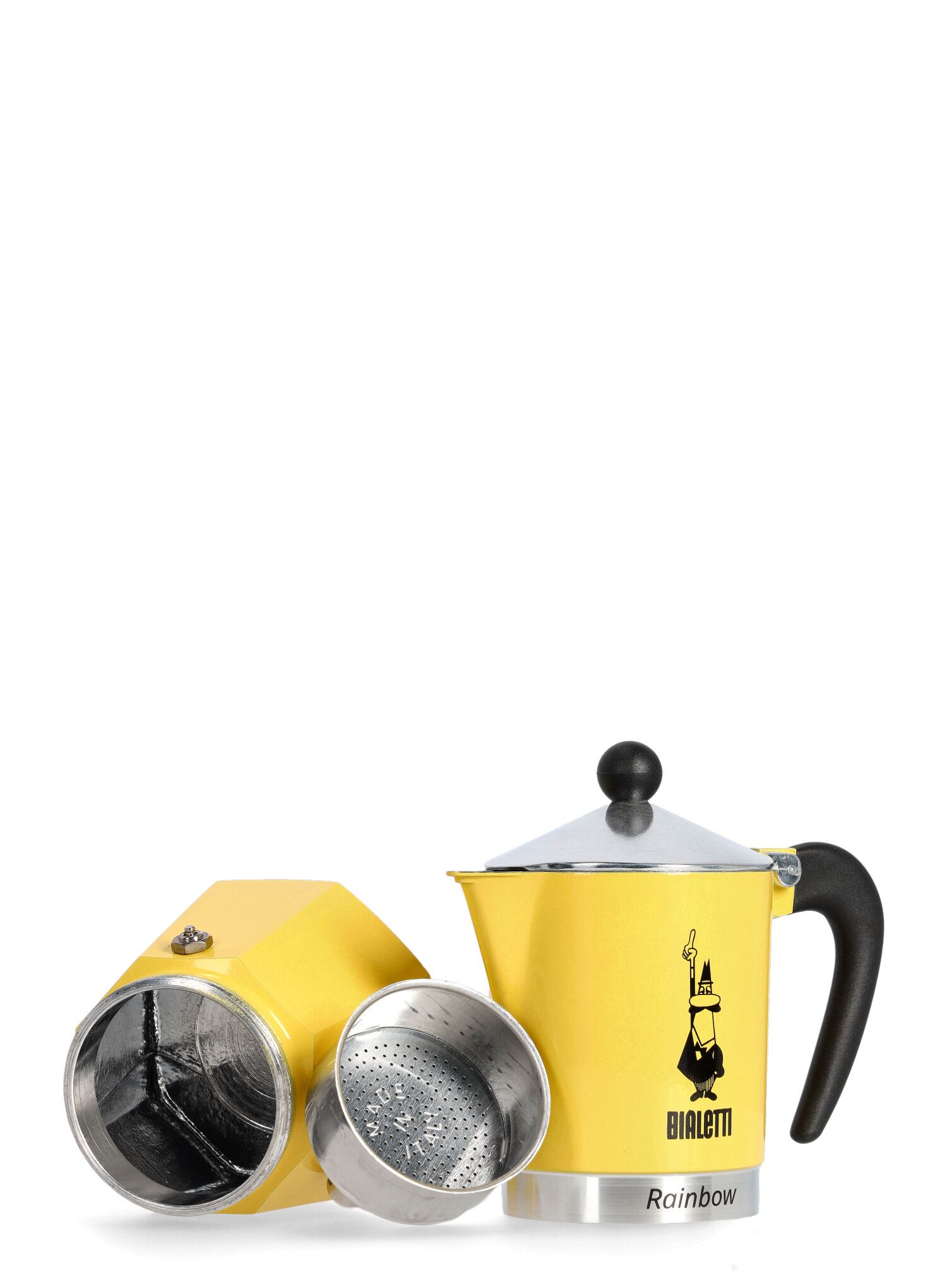 Bialetti Rainbow 6TZ Turista kávéfőző    - yellow