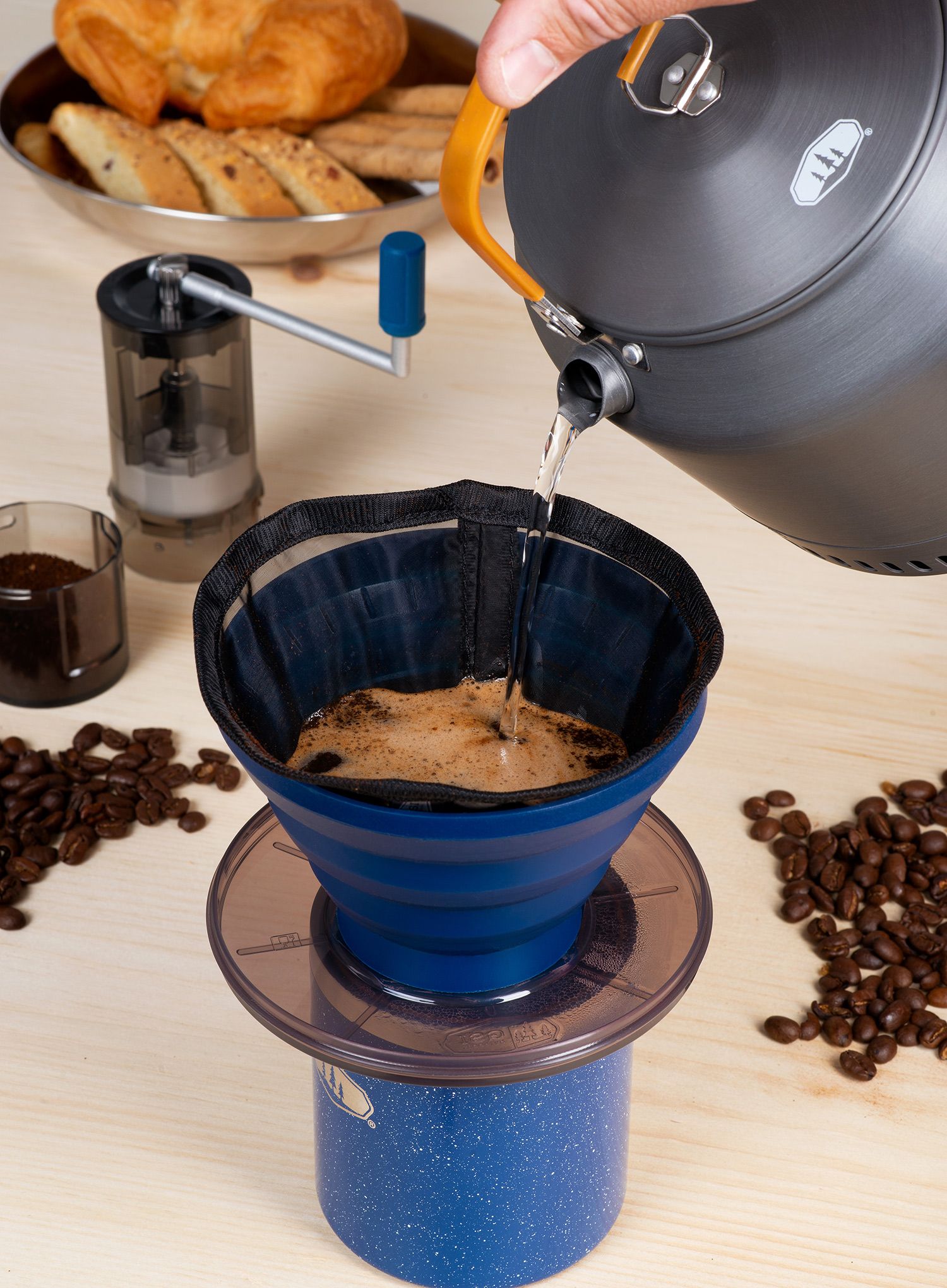 GSI Outdoors Javagrind Pourover Set Turista Kávéfőző