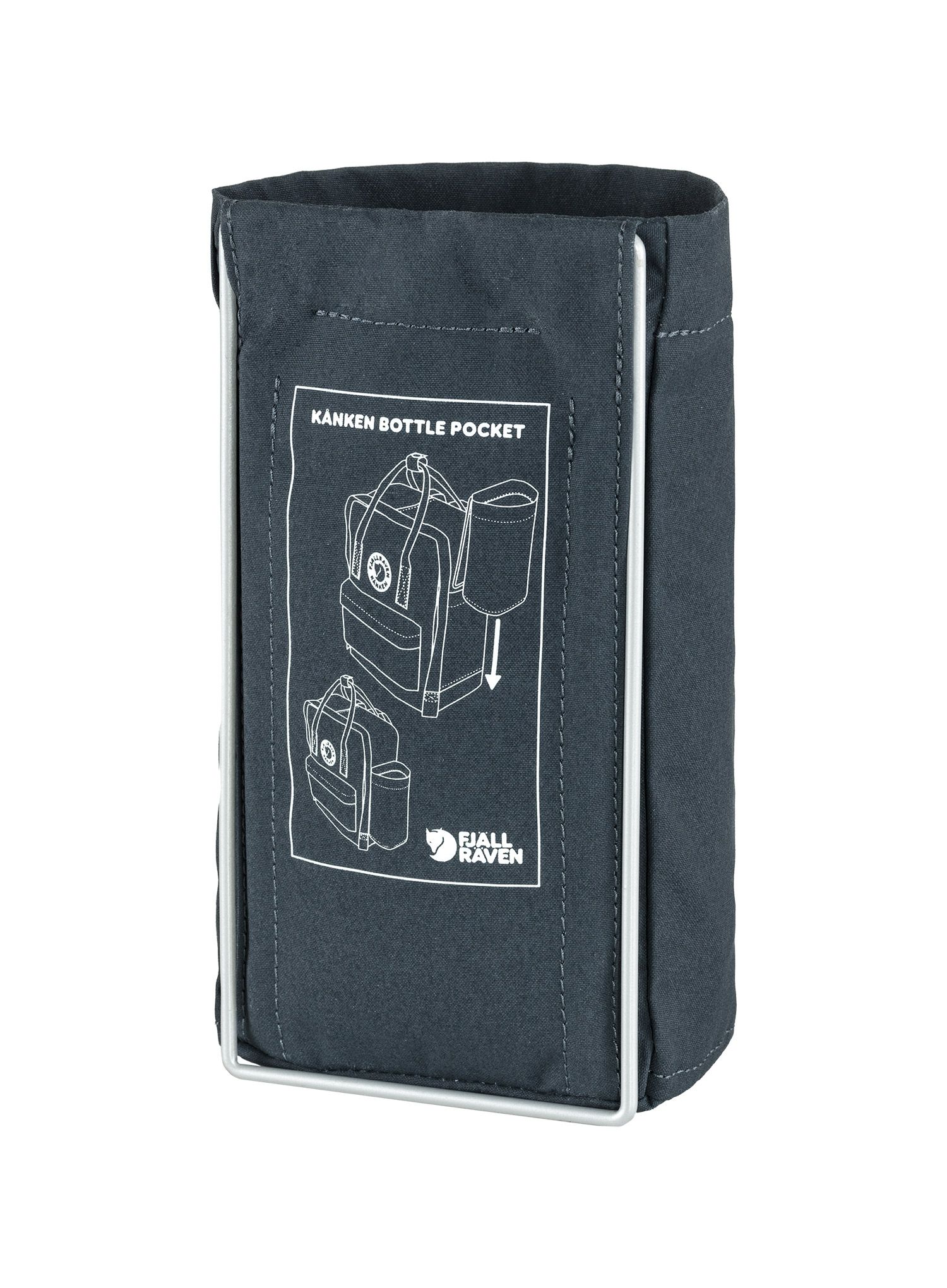Fjallraven Kanken Bottle Pocket Kulacstartó Zseb - navy