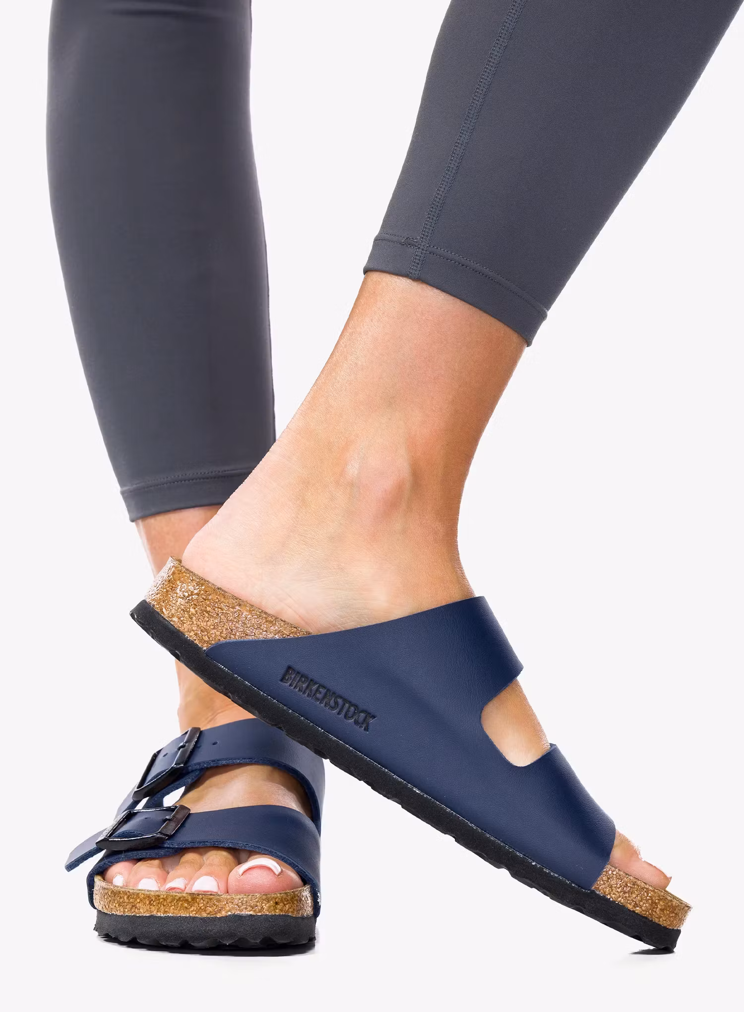 Birkenstock Arizona Birko-Flor Női papucs - blue