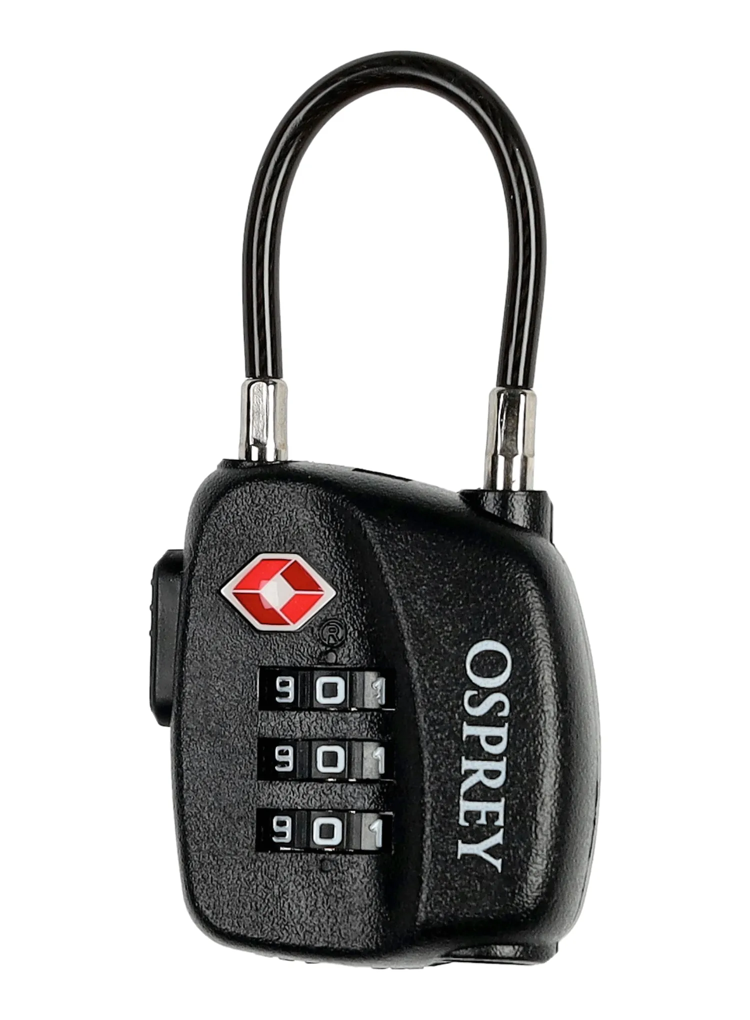 Osprey TSA 3 Dial Cable Lock Lakat - black