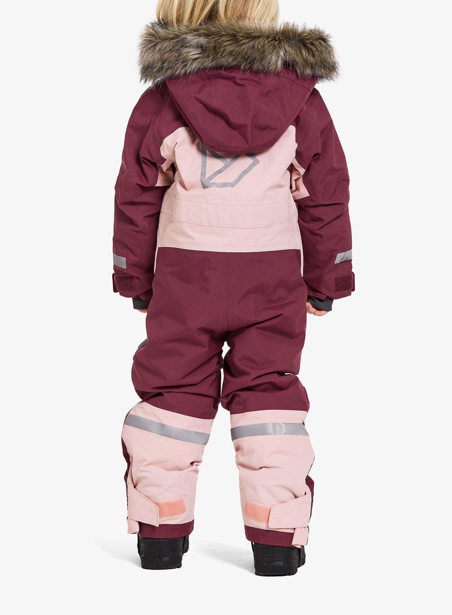 Didriksons Bjarven Coverall 3 Lányok overallja - dusty pink