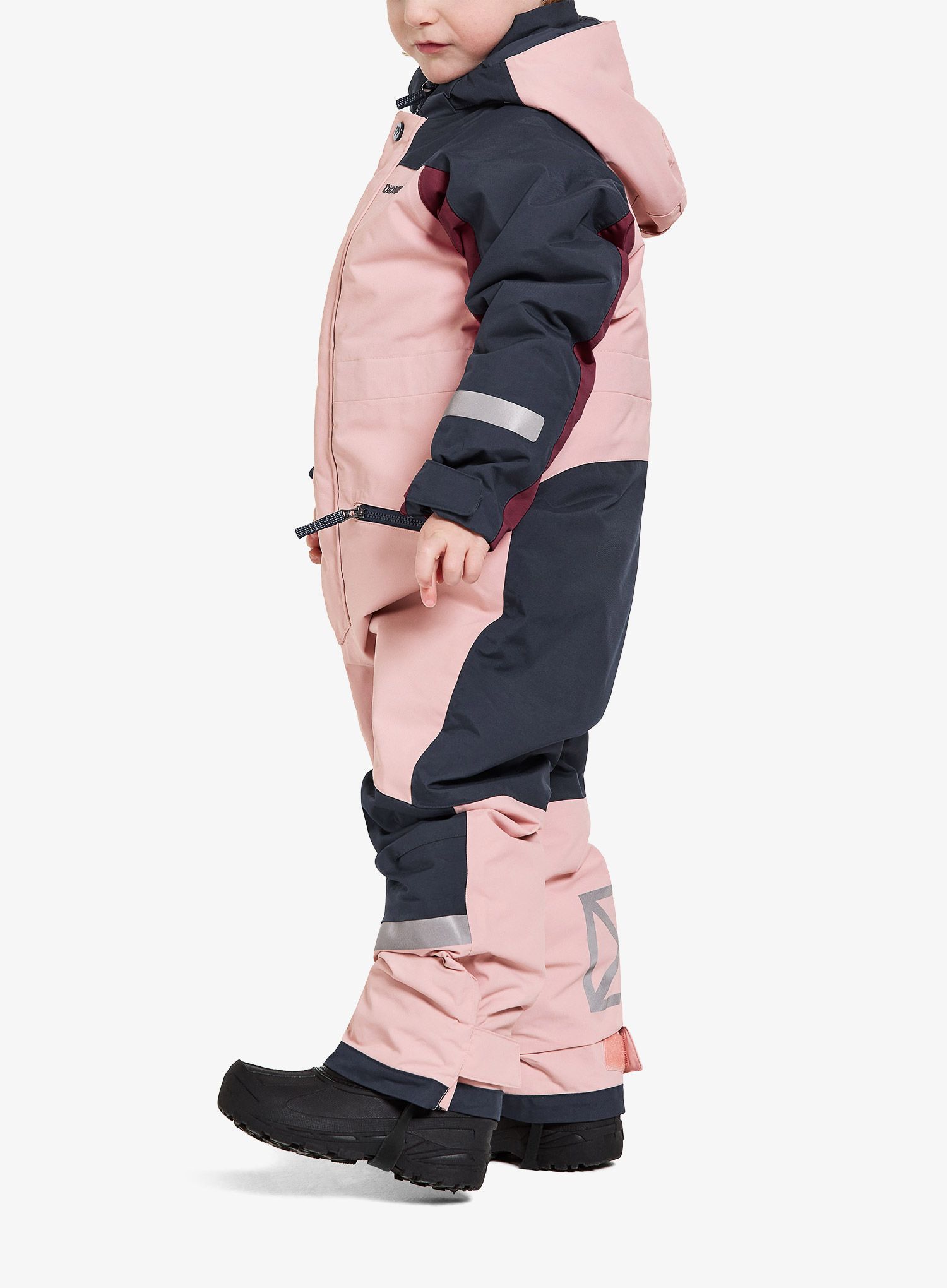 Didriksons Neptun Coverall 3 Lányok overallja - dusty pink