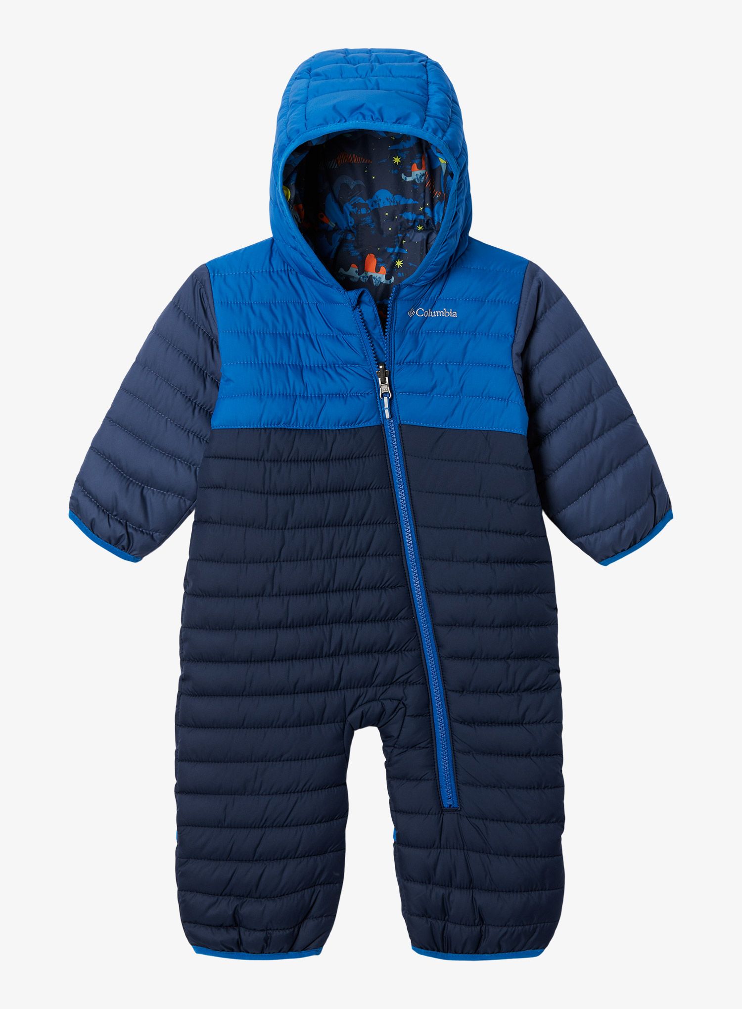Columbia Powder Lite Reversible Bunting Gyermek overál - collegiate navy/indigo/mtn