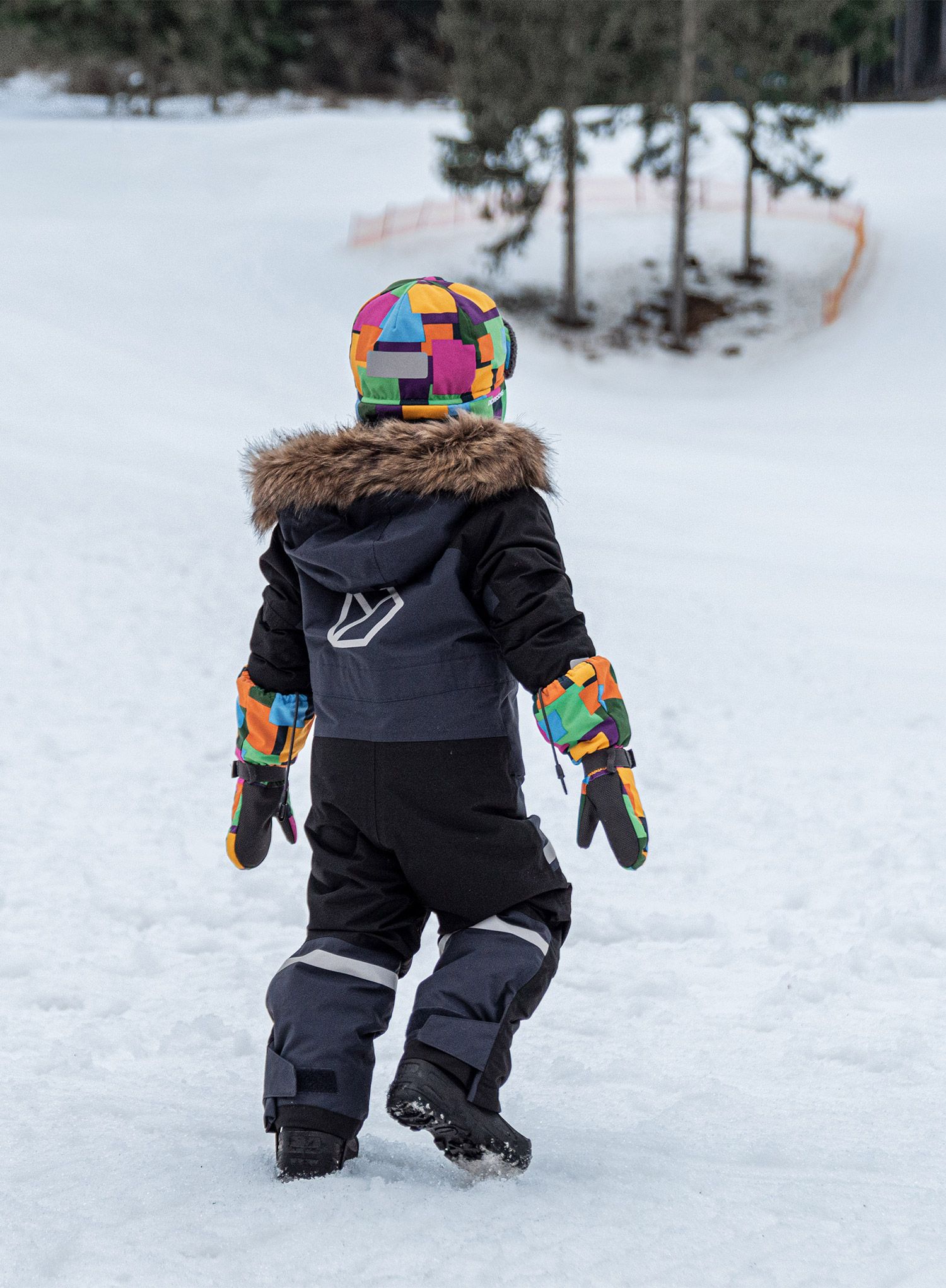Didriksons Bjarven Coverall 3 Gyermek overál - navy