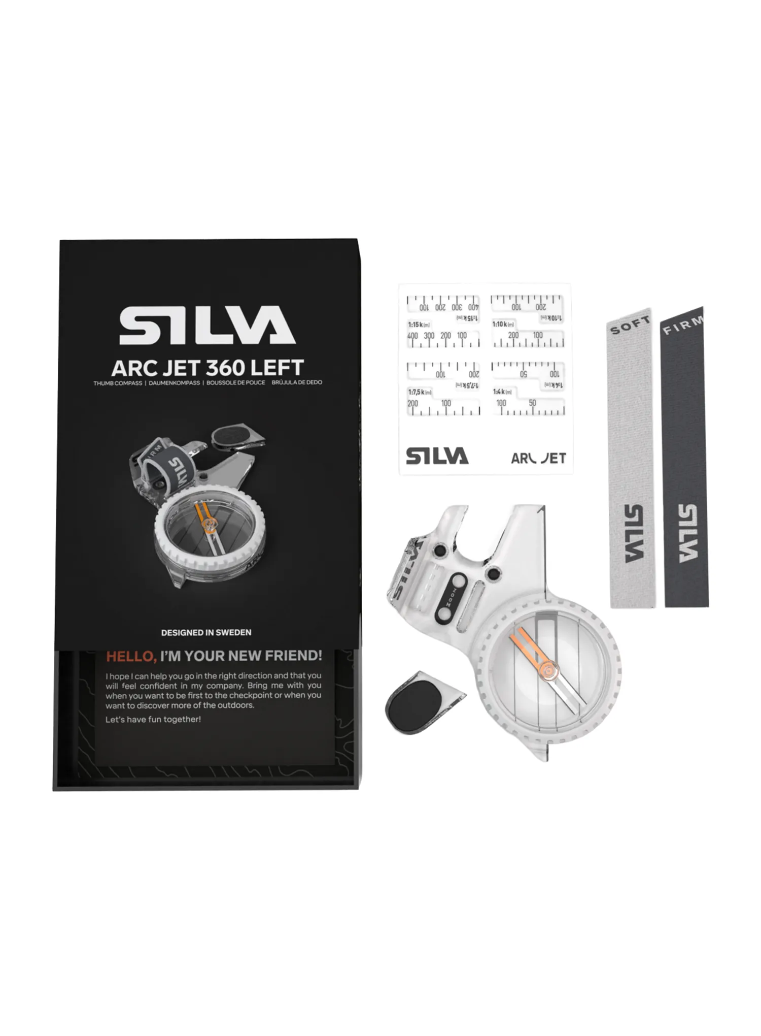 Silva Arc Jet 360 Left Iránytű