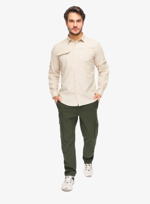 Columbia Skien Valley Long Sleeve Shirt Ing - ancient fossil