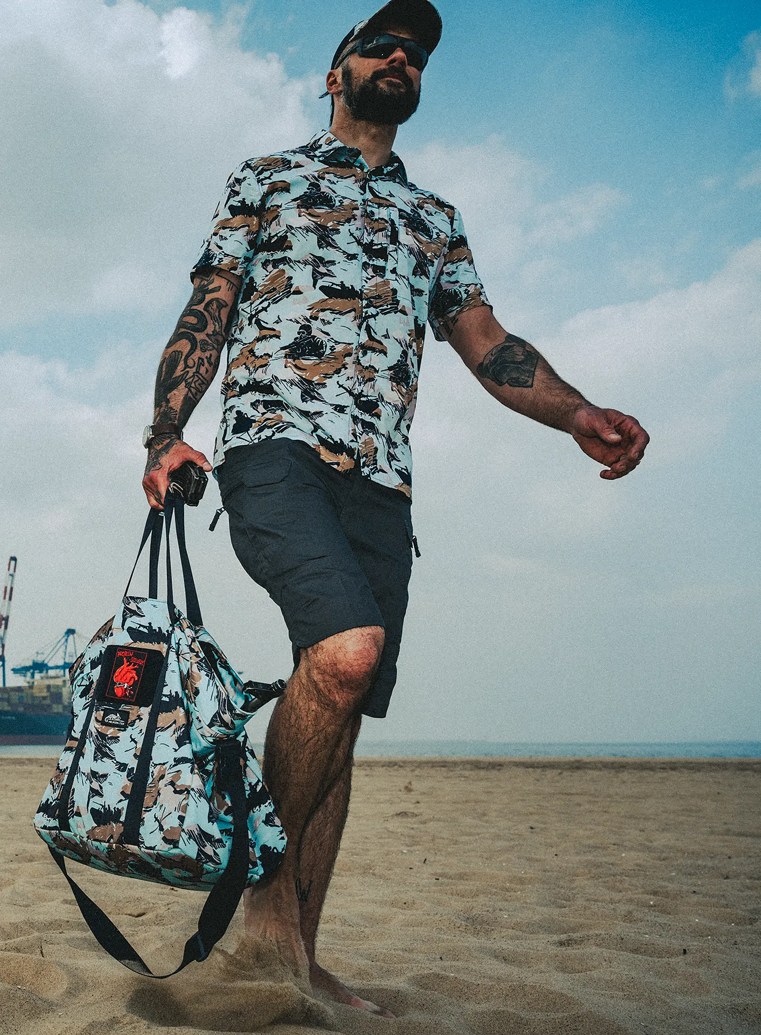 Helikon-Tex Tactical Hawaiian Short Sleeve Ing - pacific