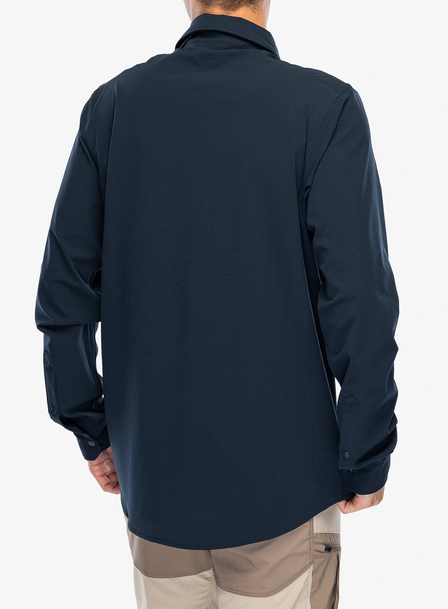 Fjallraven Abisko Trekking Shirt Férfi ing - dark navy