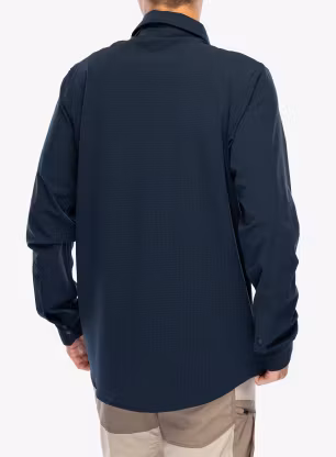 Fjallraven Abisko Trekking Shirt Férfi ing - dark navy