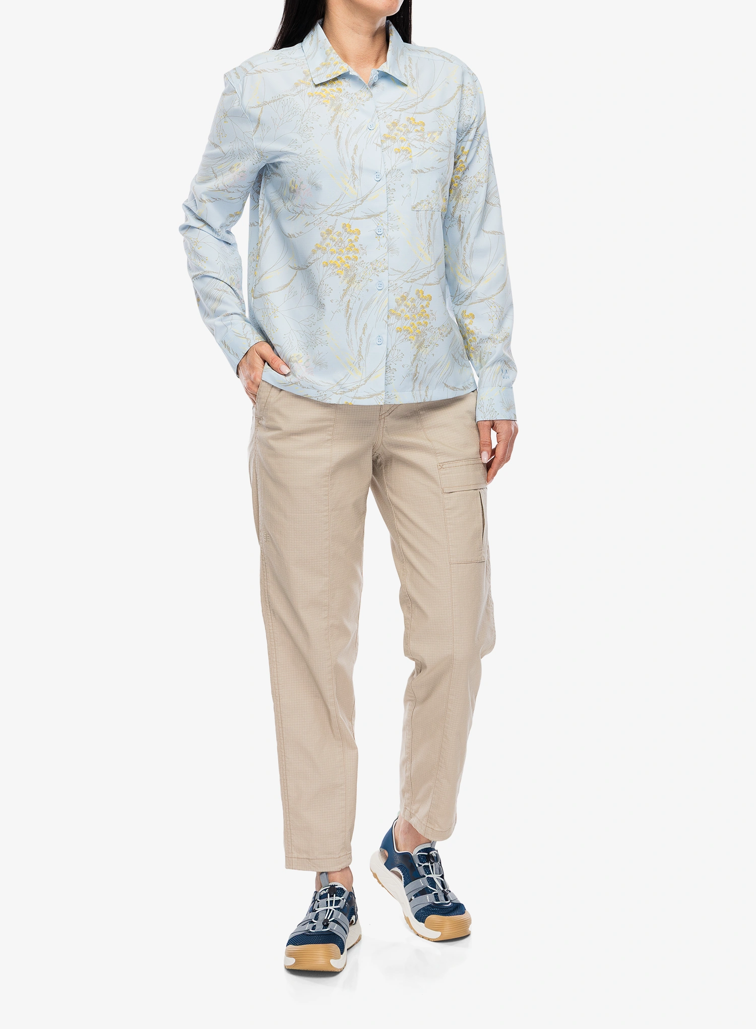 Royal Robbins Expedition III L/S Női ing - skyway meadow pt