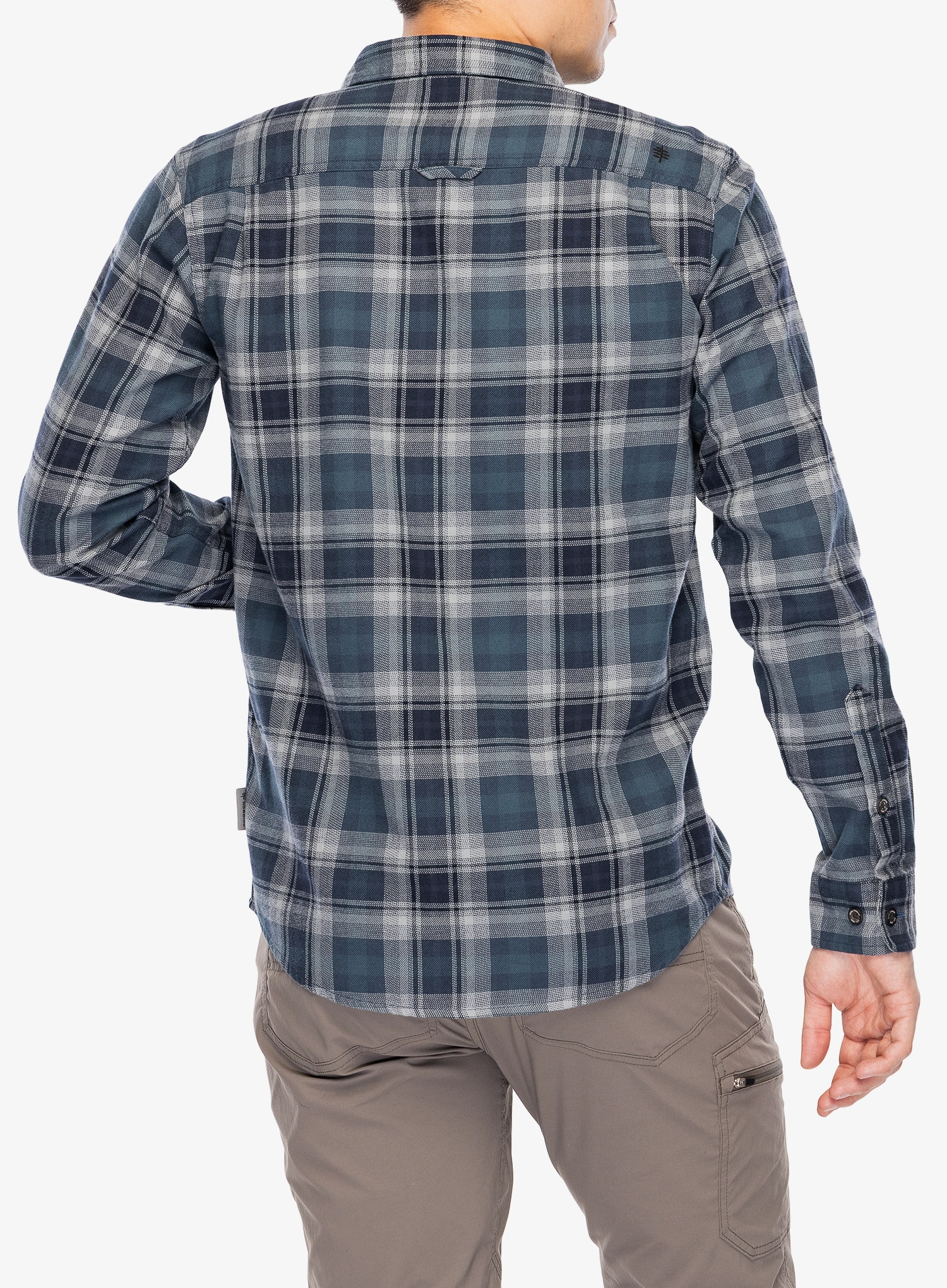 Royal Robbins Lieback Organic Cotton Flannel LS Ing - navy dipsea pld