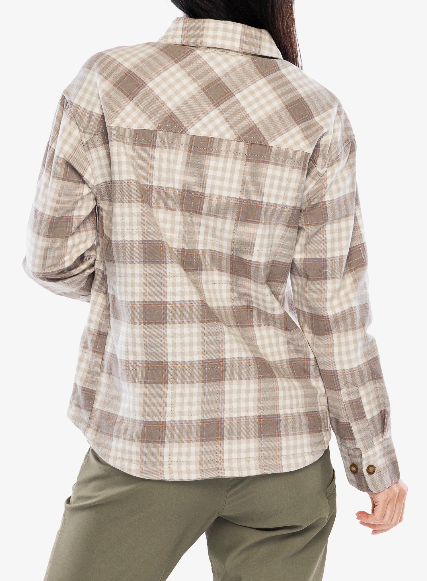 Royal Robbins Vista Flannel Shacket Női ing - chalk antelope pld