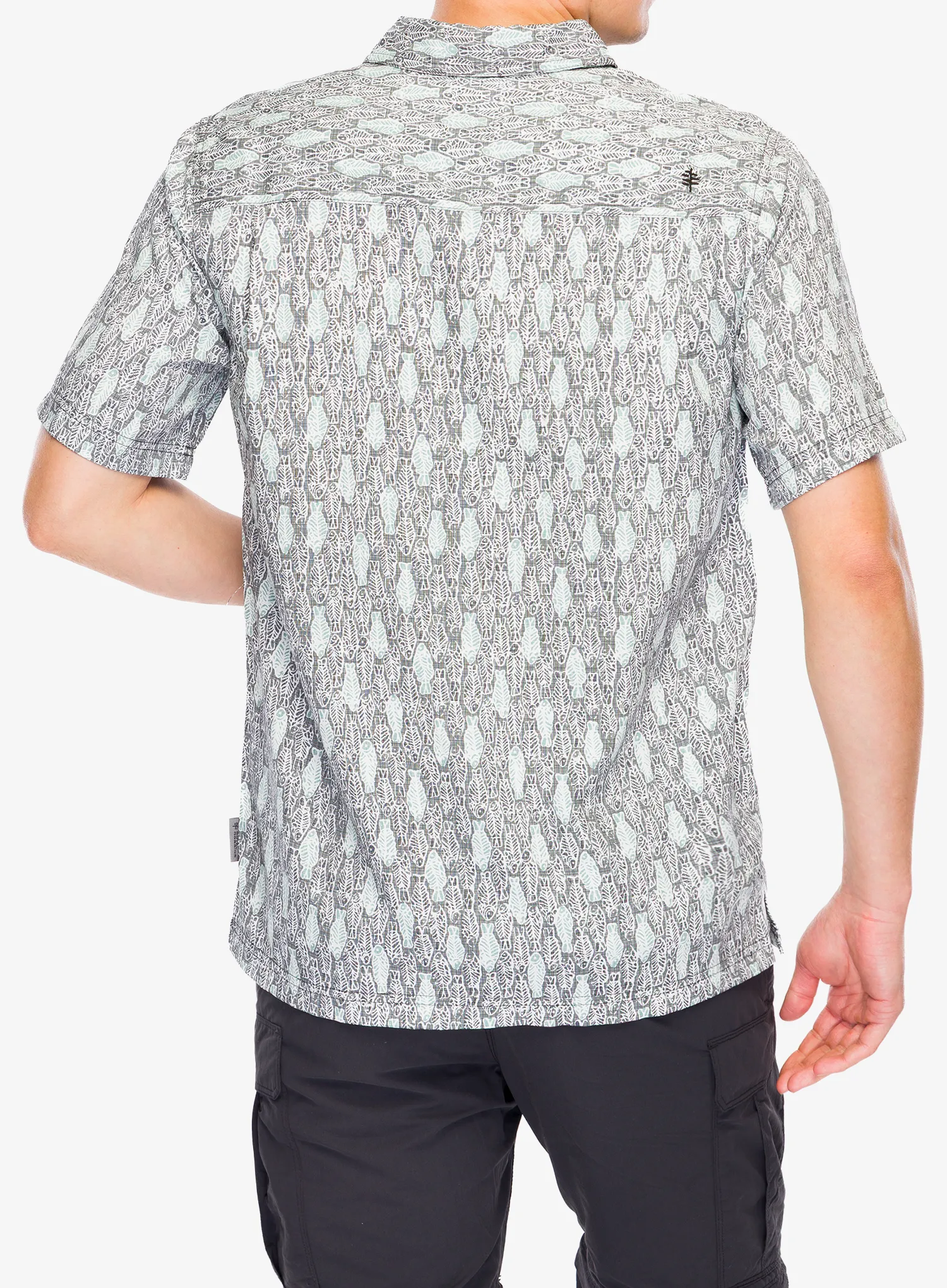 Royal Robbins Camino Pucker S/S Ing - everglade fish pt