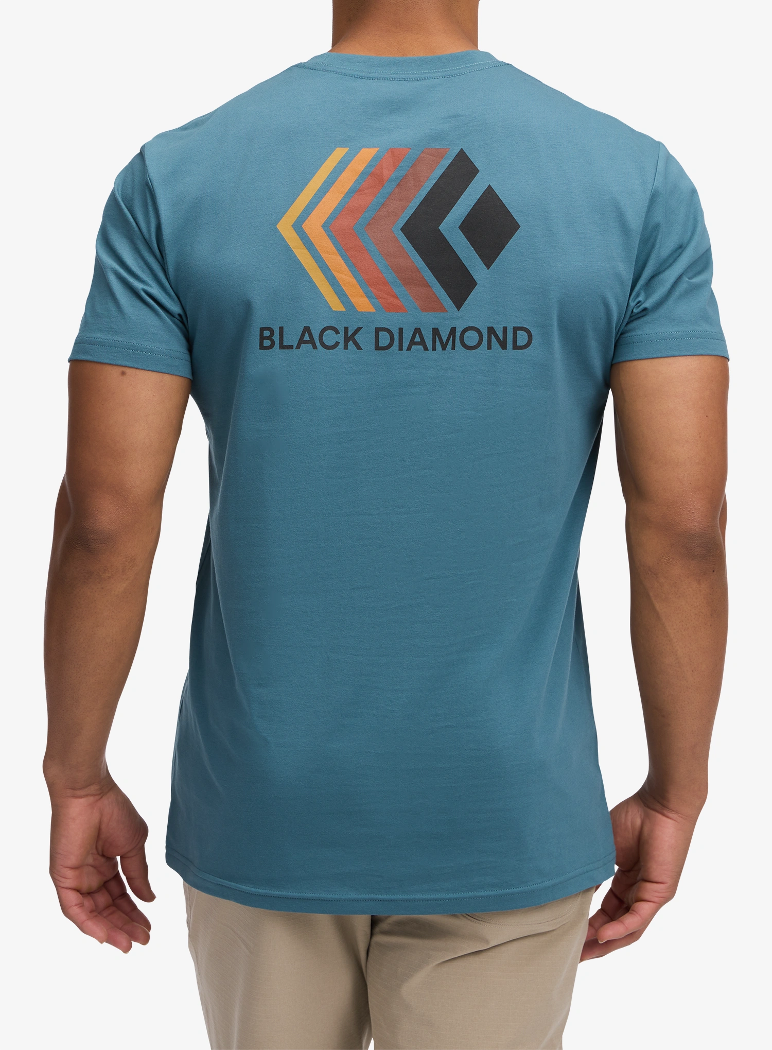 Black Diamond Faded SS Tee Pamutpóló - creek blue