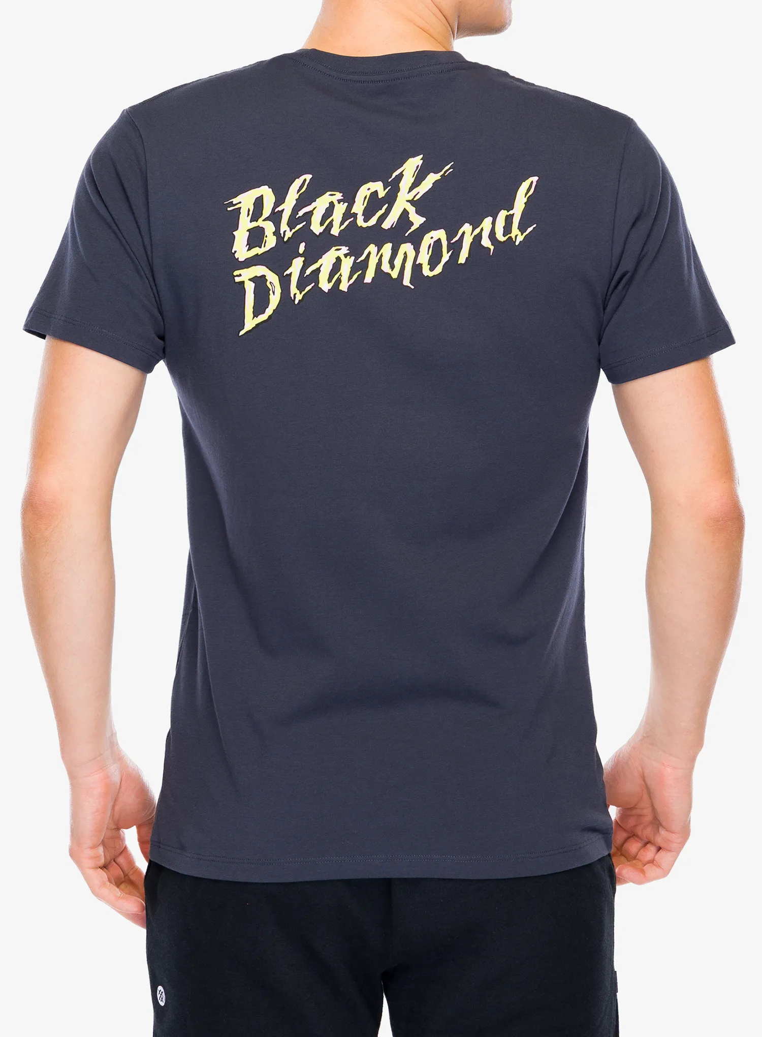 Black Diamond Shredded SS Tee Pamutpóló - charcoal