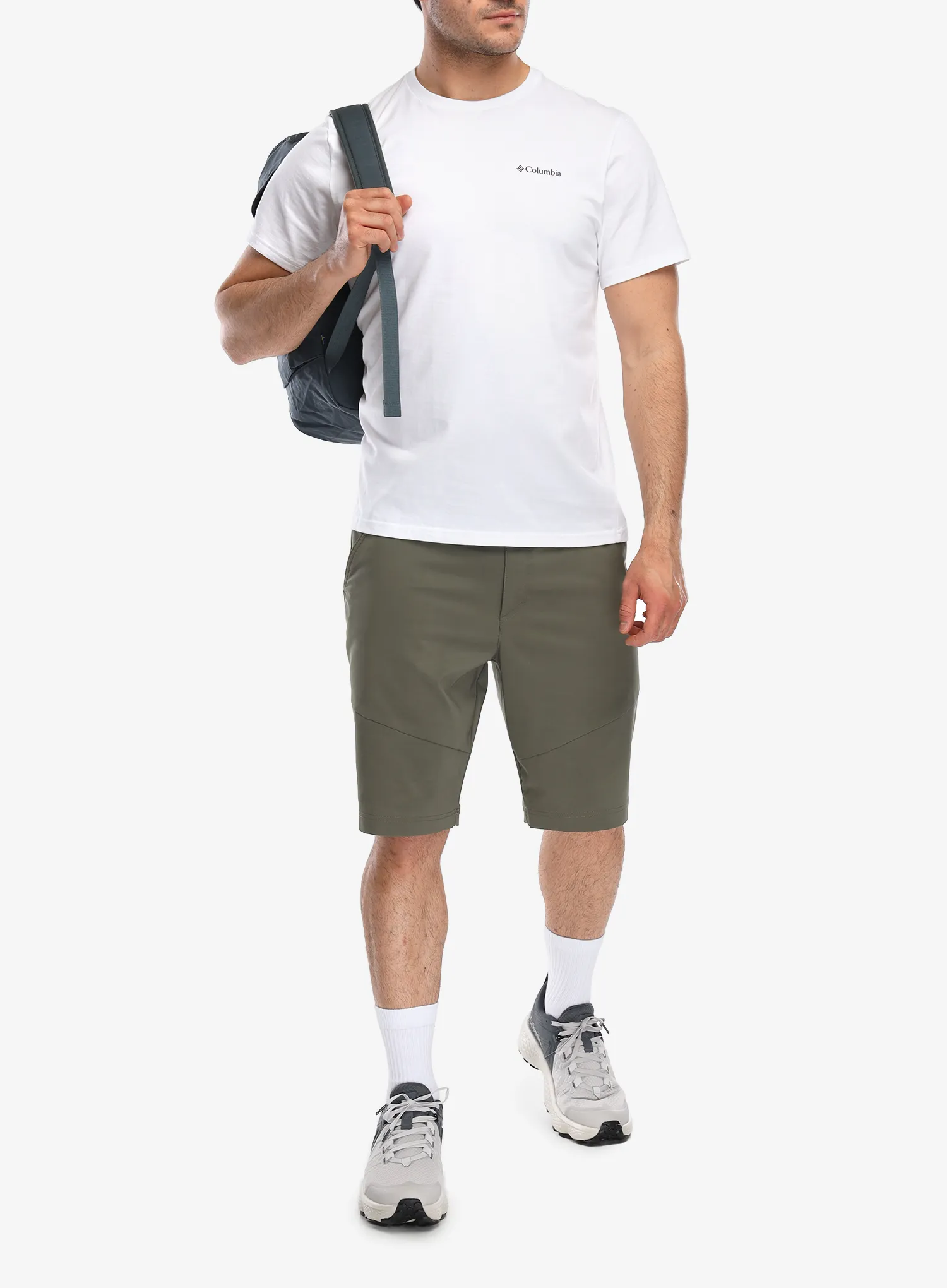 Columbia CSC Outdoor Back Graphic Tee Pamutpóló - white/scoped view