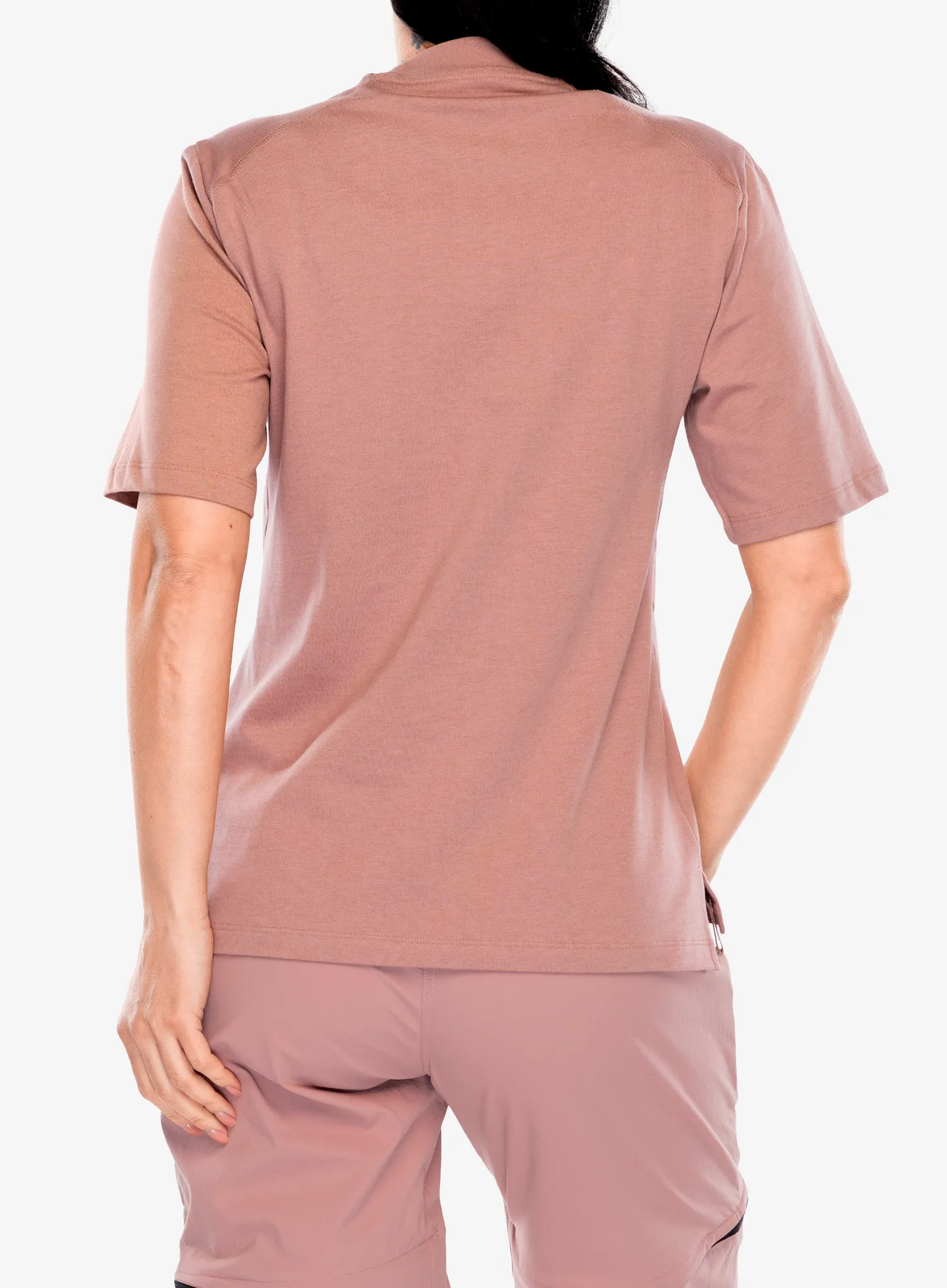 adidas TERREX Xploric Logo Short Sleeve Női pamutpóló - warm clay