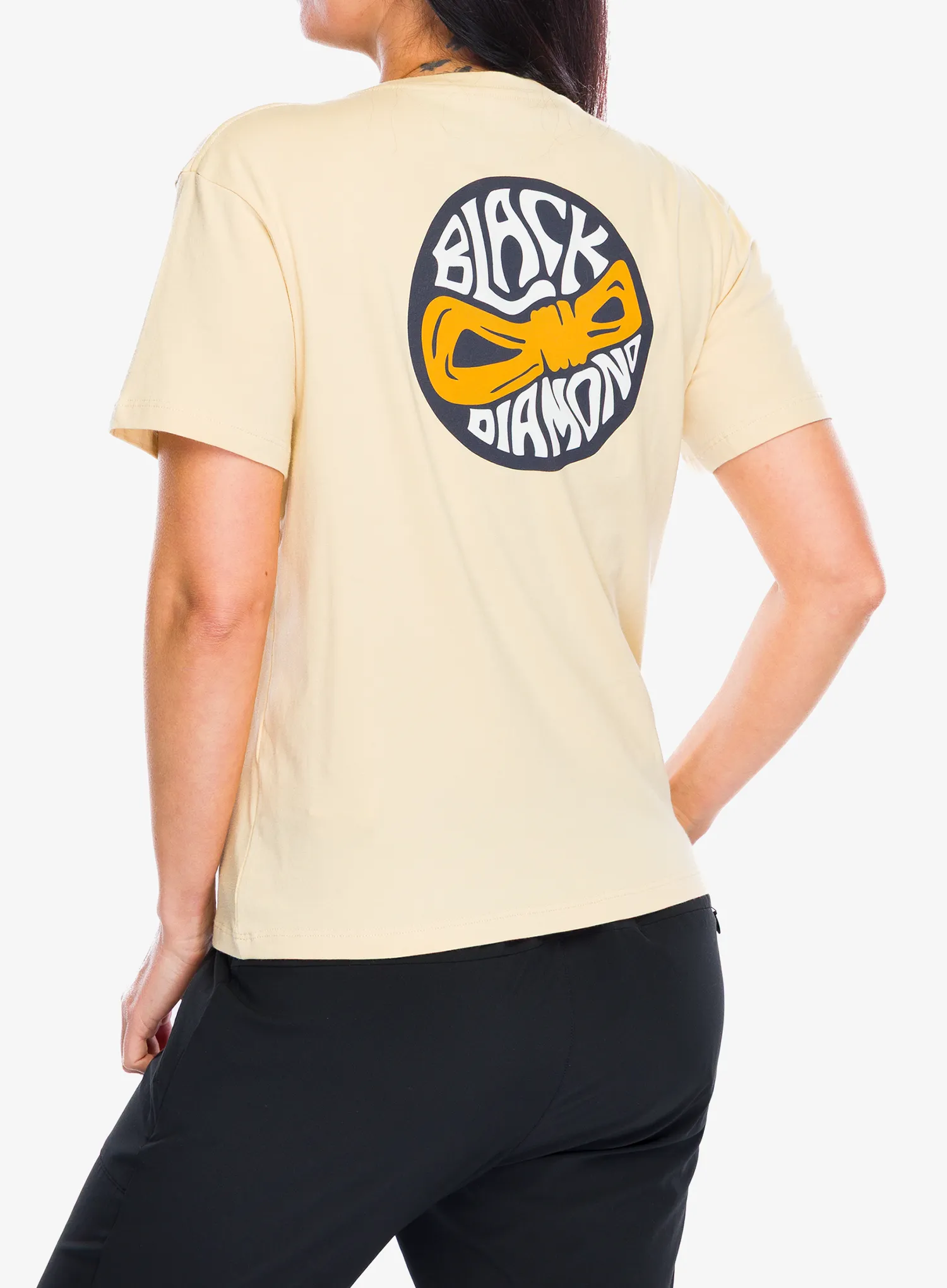 Black Diamond Rope Badge SS Tee Női pamutpóló - white oak
