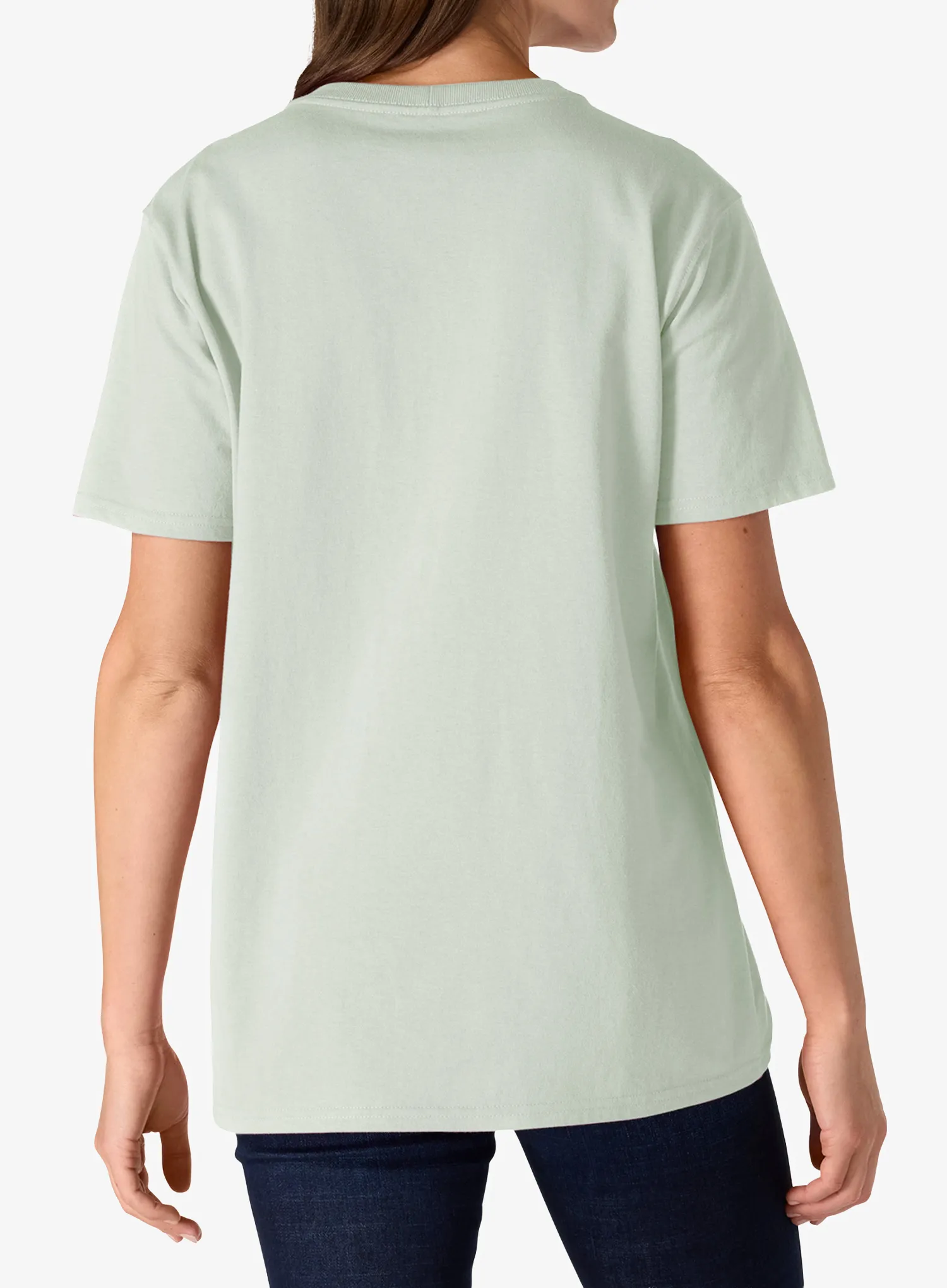 Carhartt Iconic WK87 Pocket T-Shirt Női pamutpóló - smoked teal