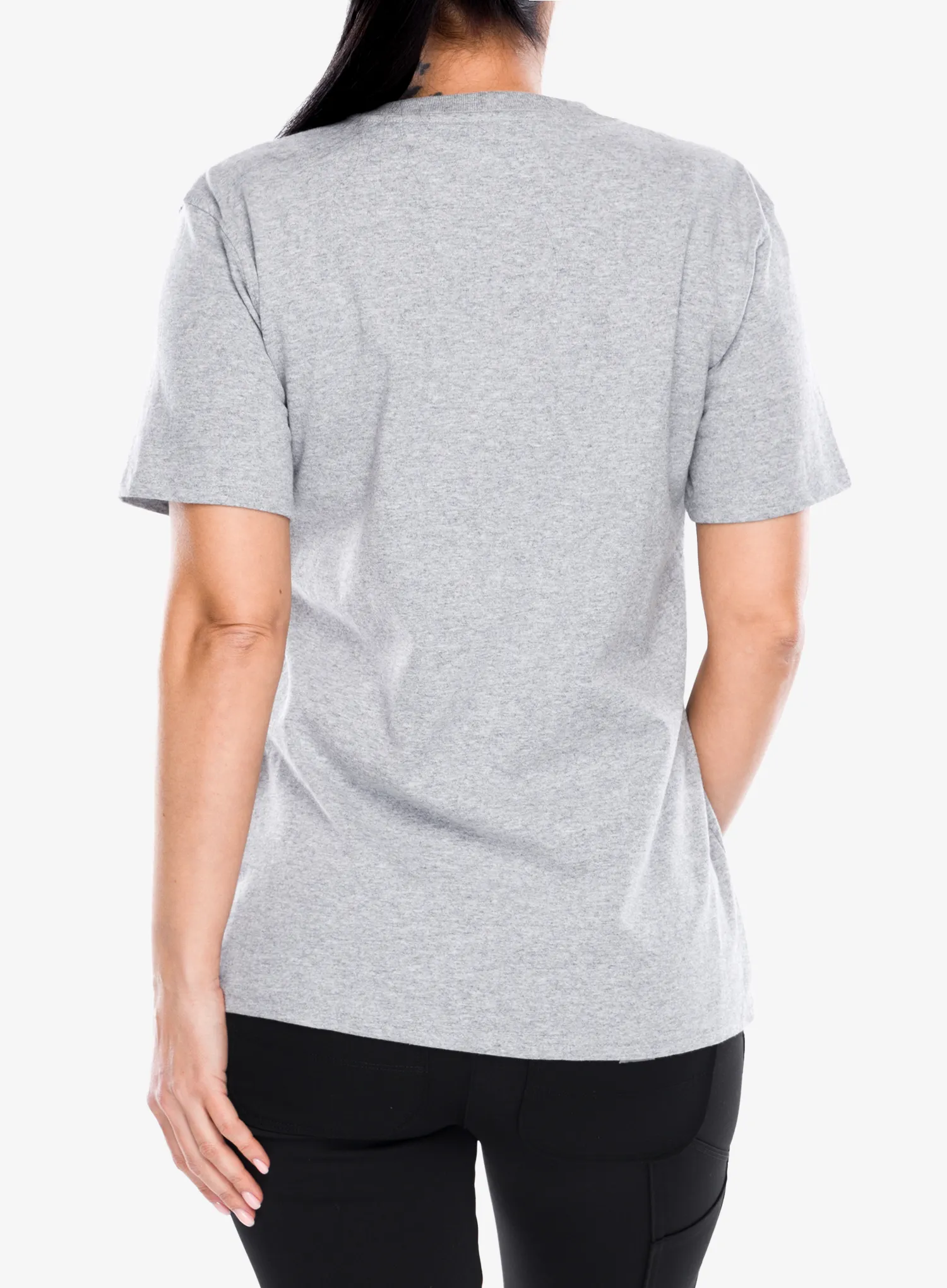 Carhartt Workwear Pocket S/S T-Shirt Női pamutpóló - heather grey