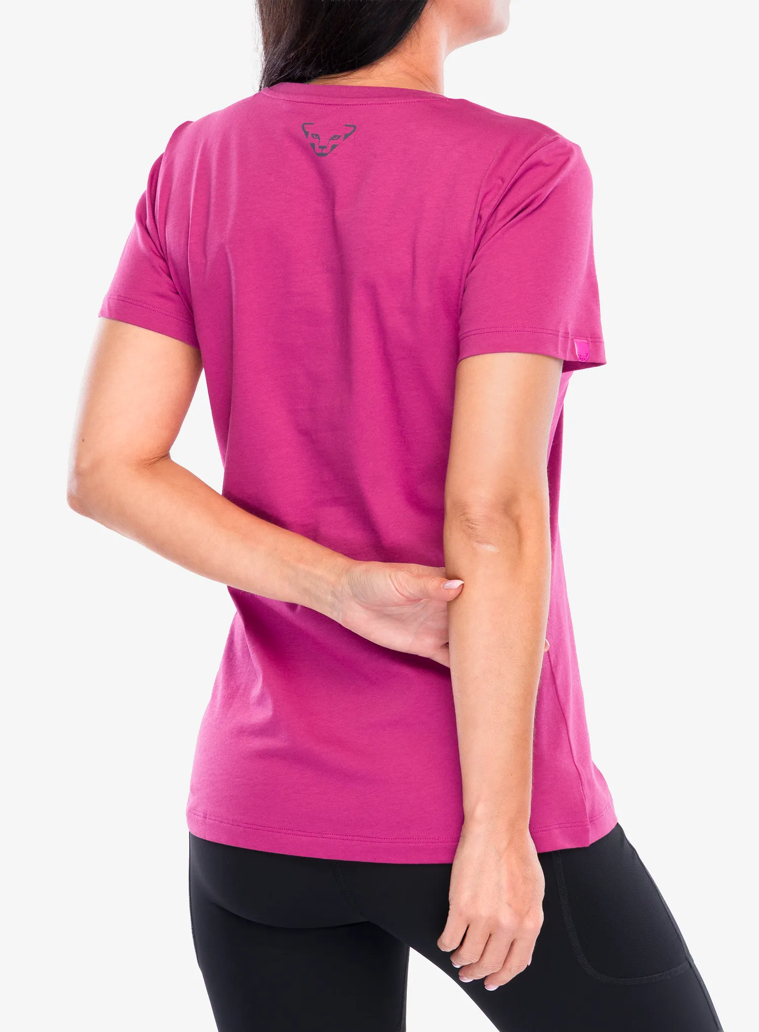 Dynafit Graphic CO S/S Tee Női pamutpóló - magenta/horizon